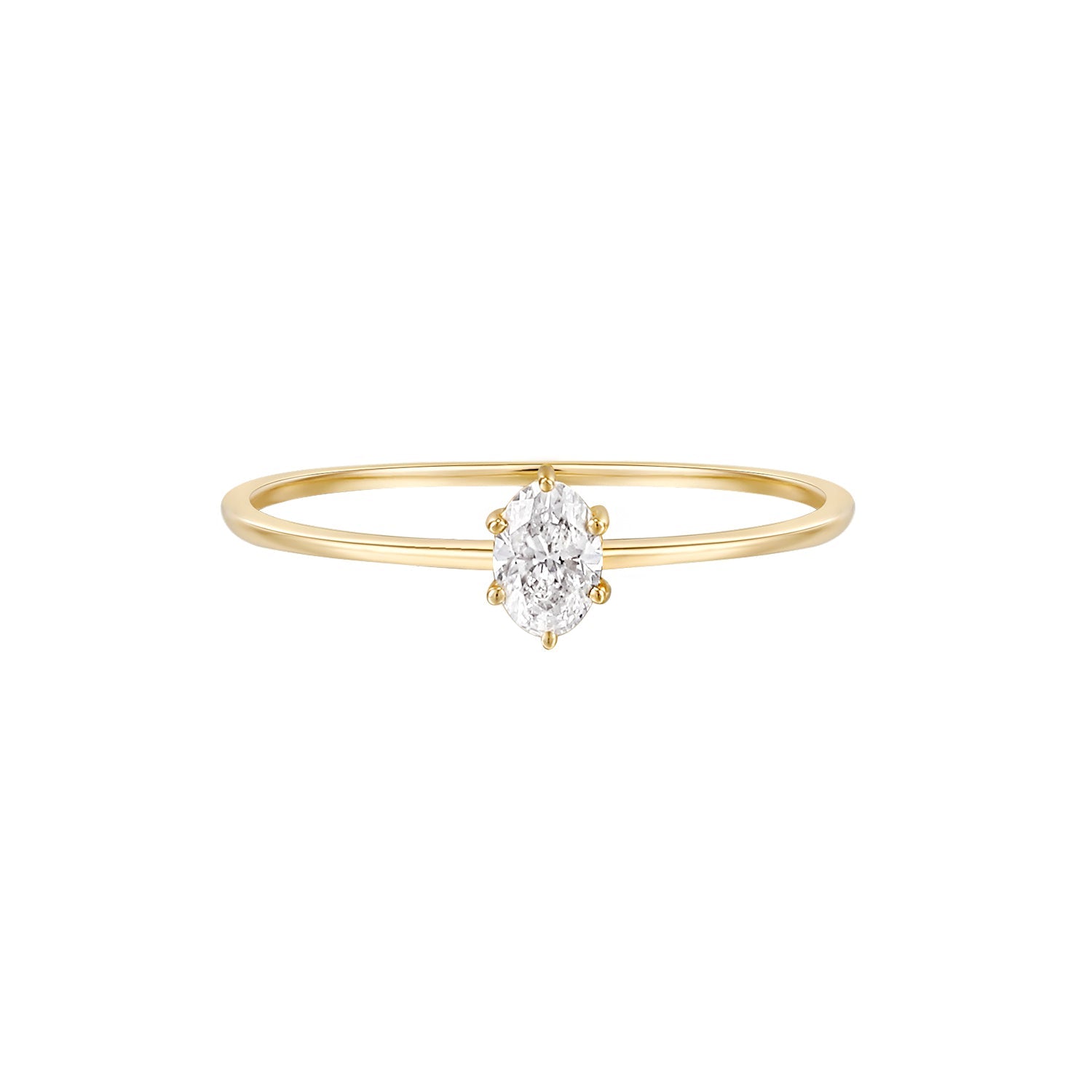 RION x Buddha Jewelry Ever After Finger Ring - Genuine Diamond