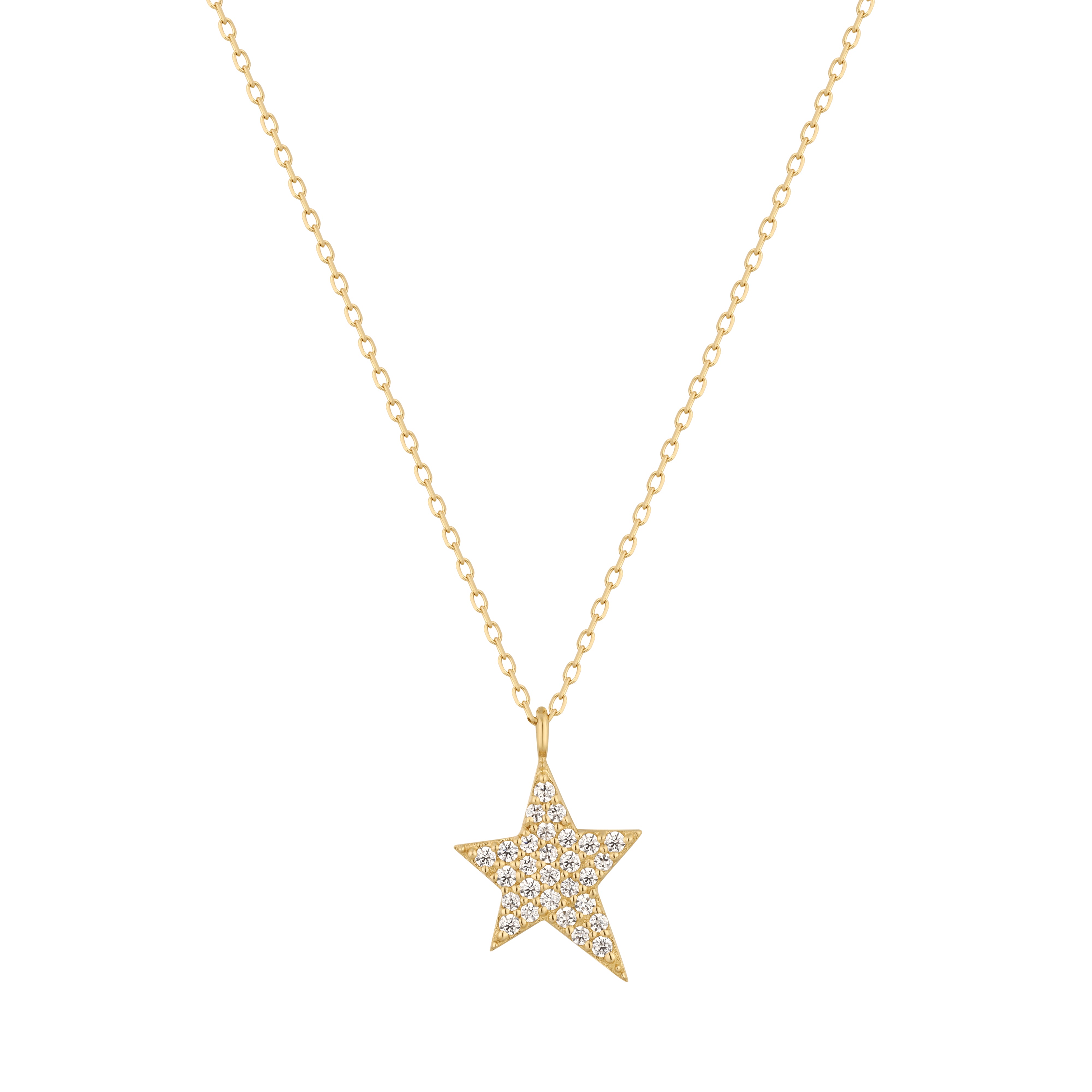 RION x Buddha Jewelry Starlight Gold Necklace - Genuine Diamond