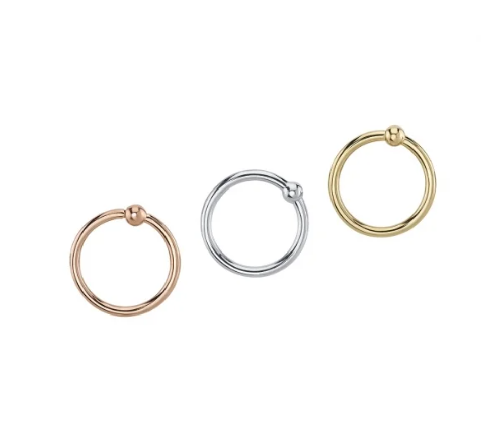 Fixed Bead Ring 18g