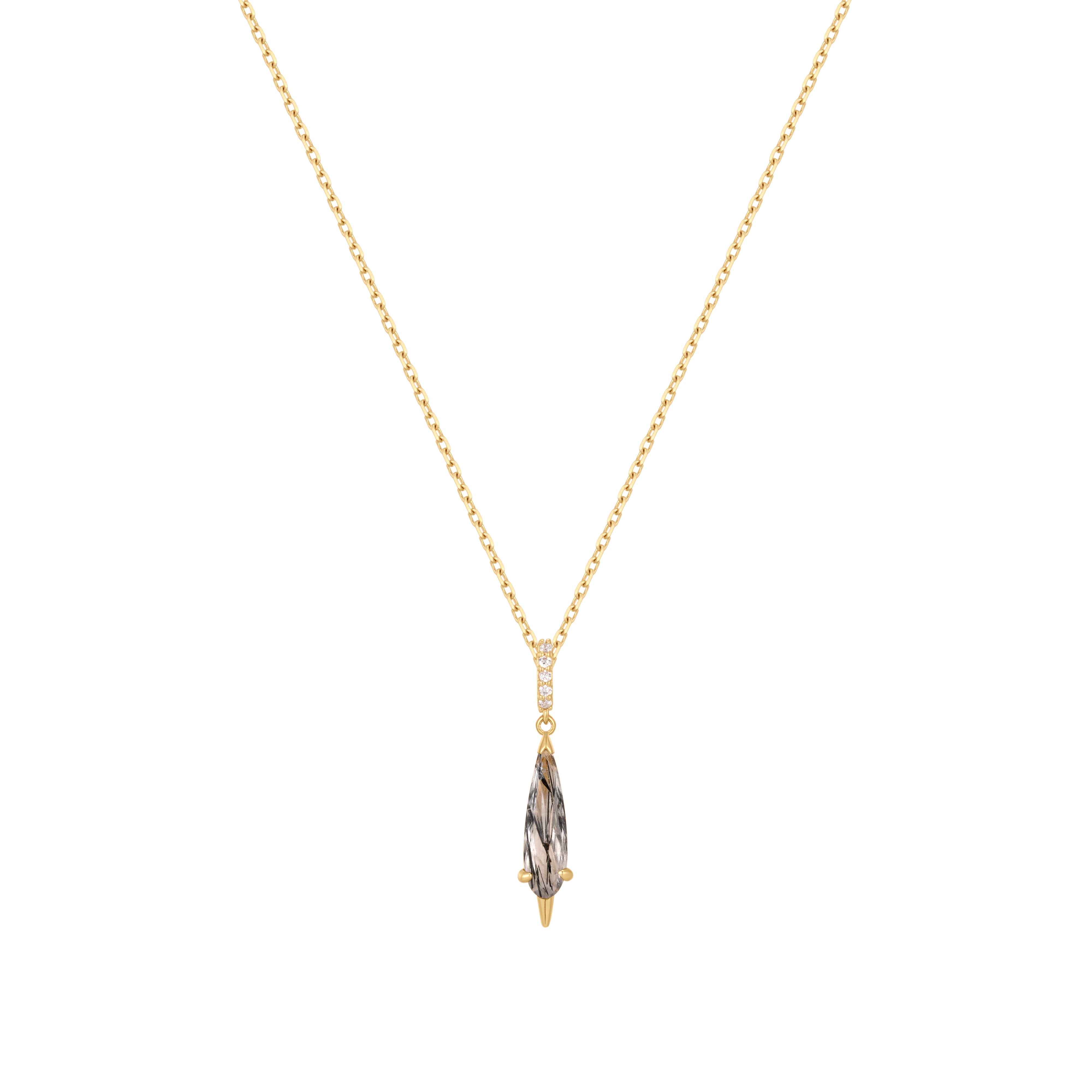 RION x Buddha Jewelry Access - Tourmalated Quartz - Necklace