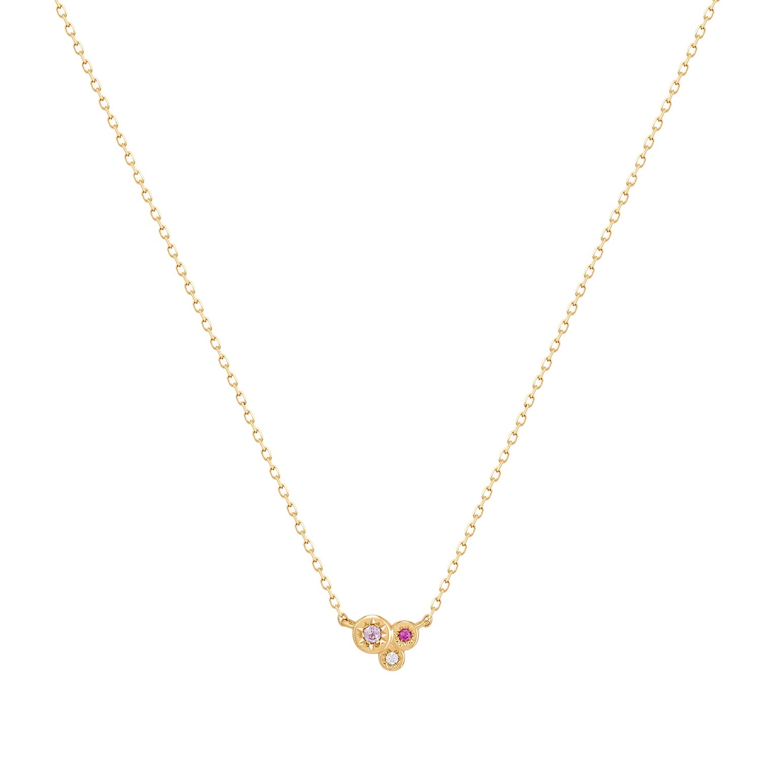 RION x Buddha Jewelry Poppi Necklace - Ruby + Sapphires