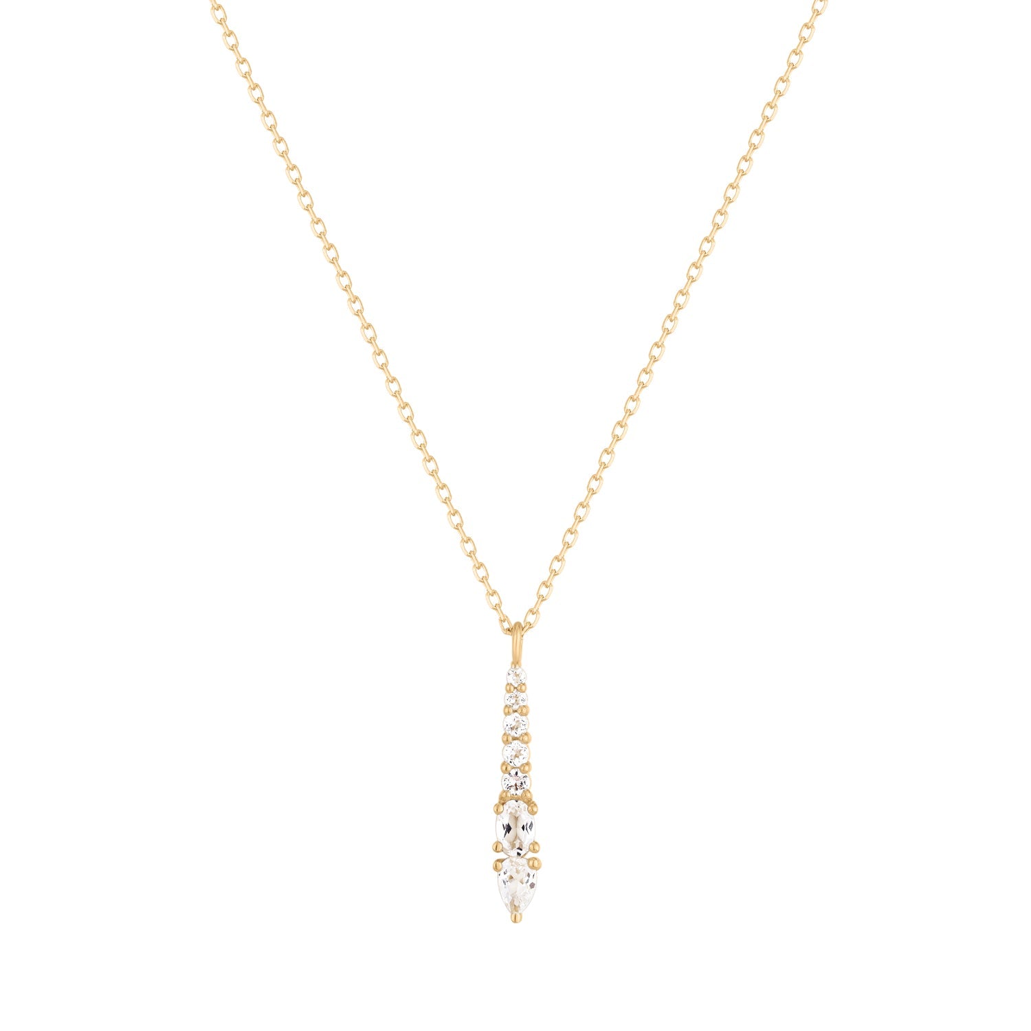 RION x Buddha Jewelry Sienna Necklace - White Topaz