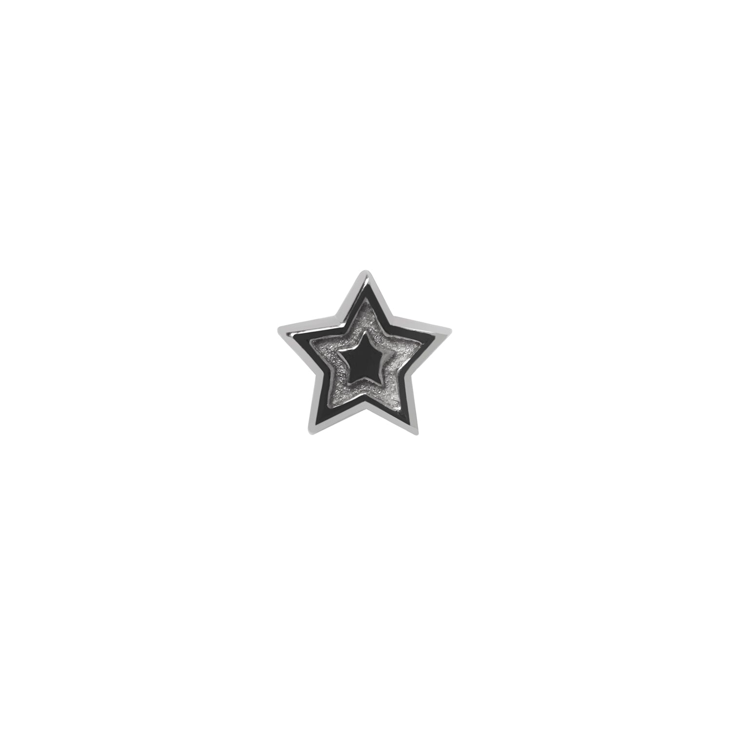 Starstruck - Rhodium - Threadless End