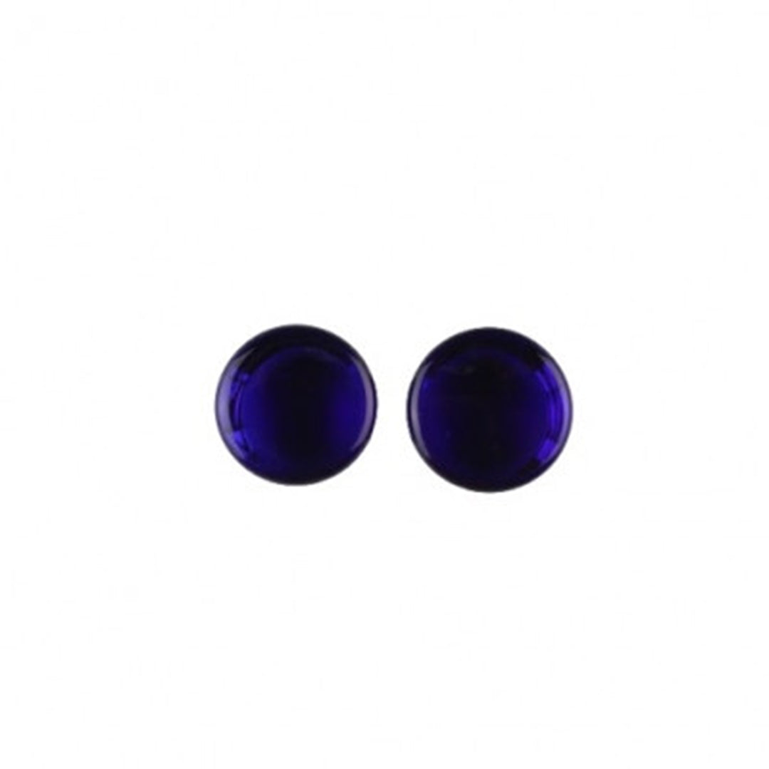Glass Plugs - Cobalt Blue