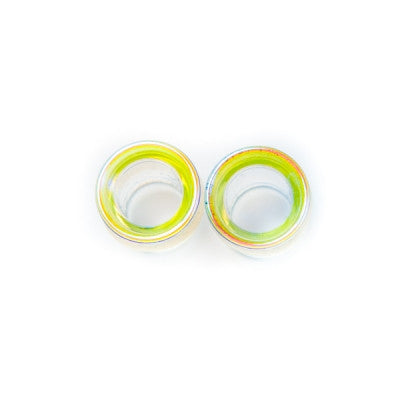 Glass Eyelets - Gold Iridescent