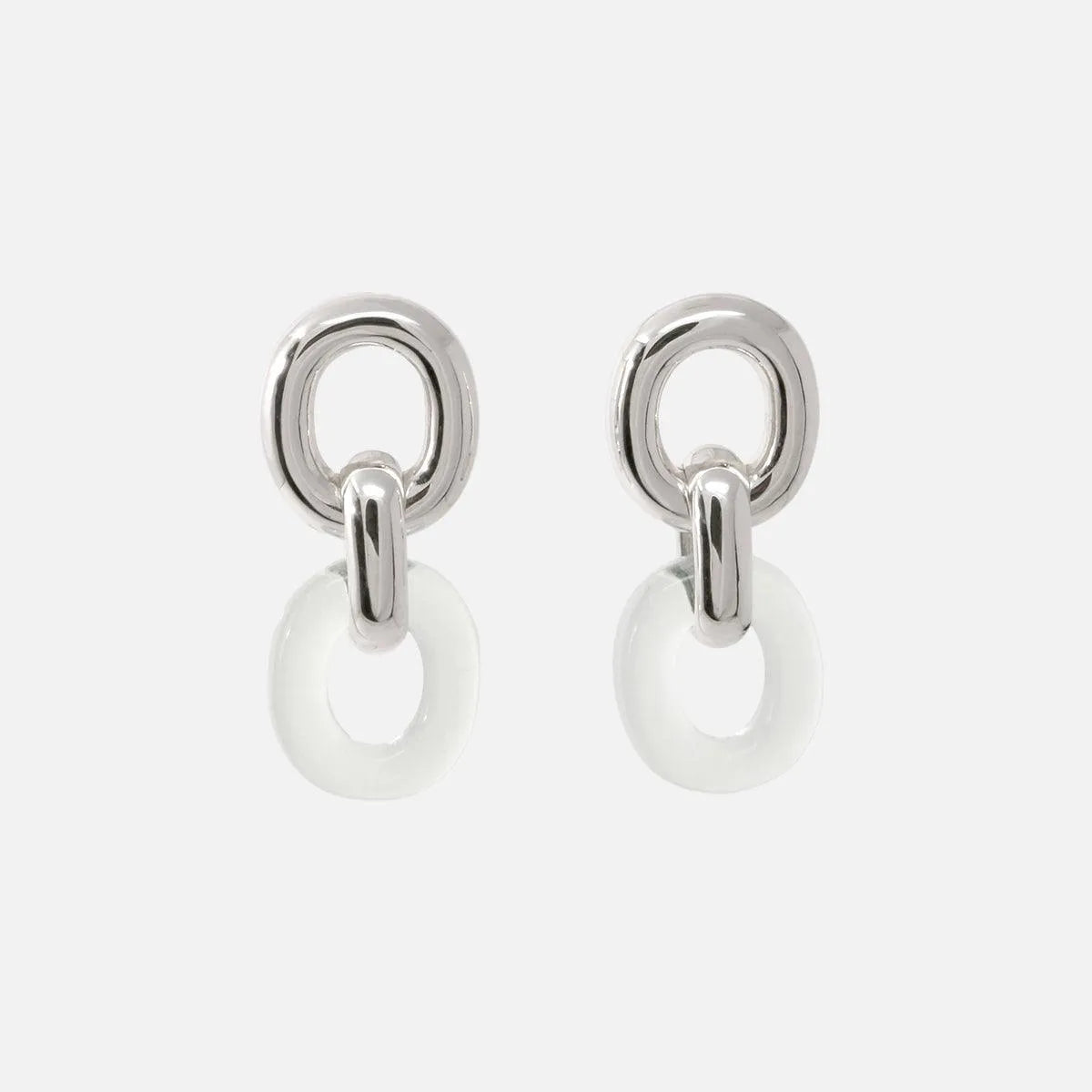 Connected Loop Earrings