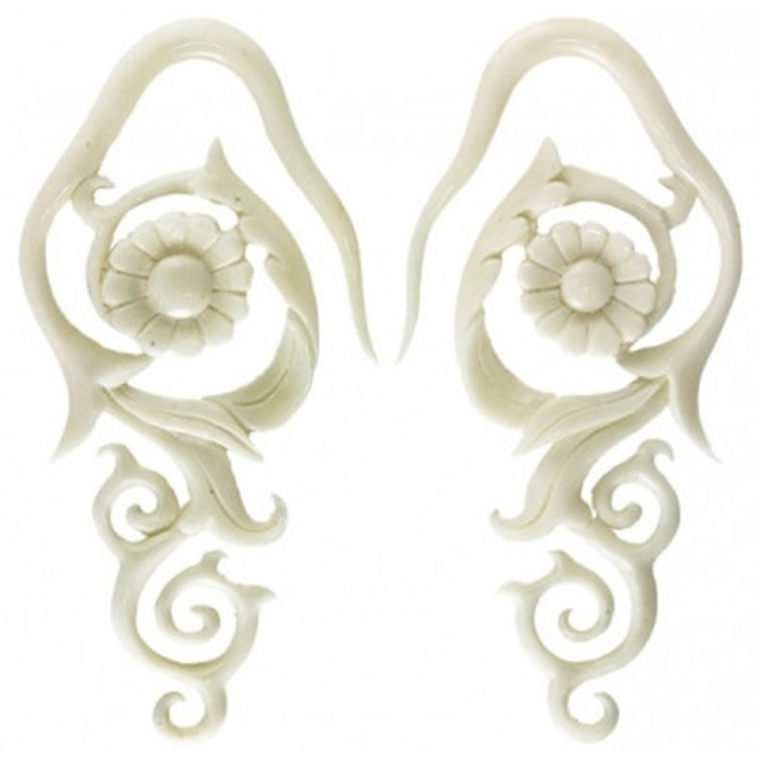 Lush Earrings - Bone