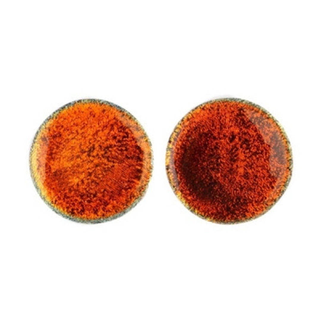 Glass Plugs - Blood Orange Dichro