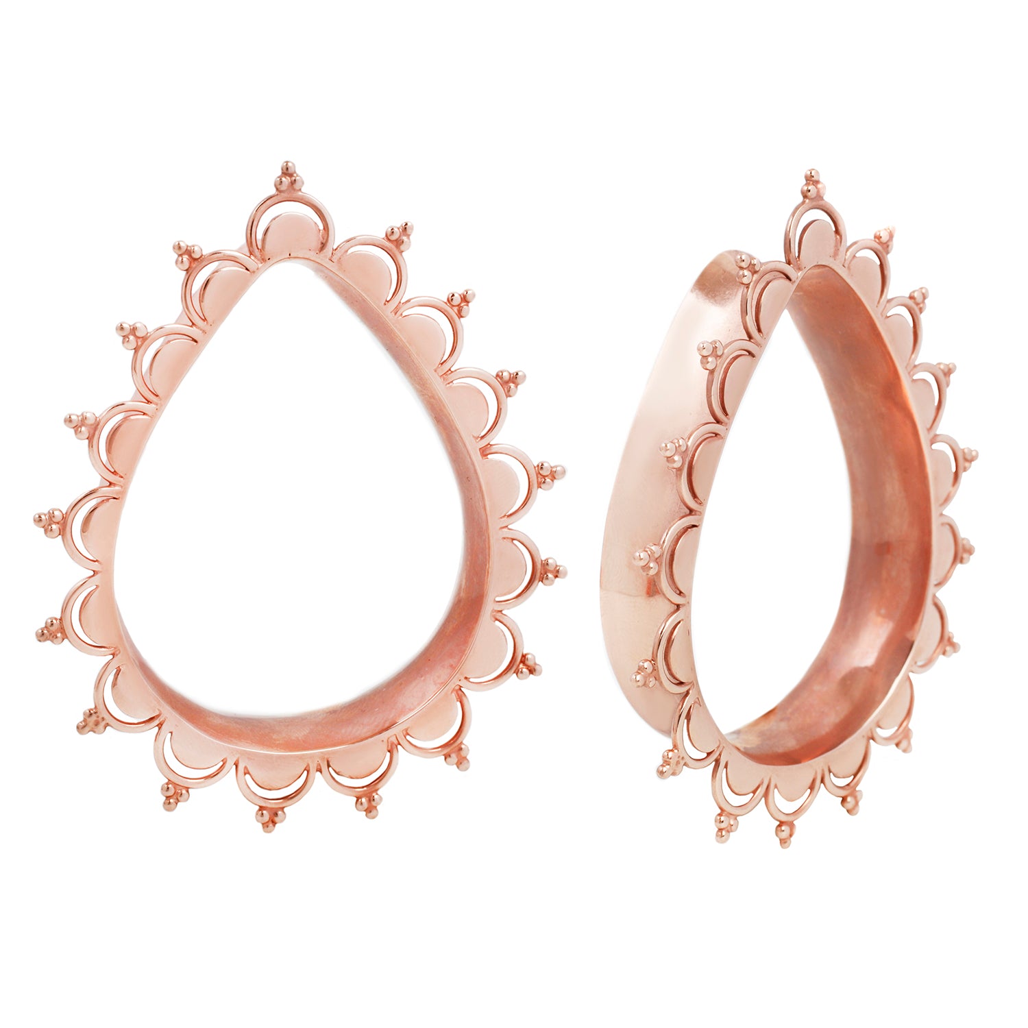 Anoora Eyelets - Rose Gold Plated