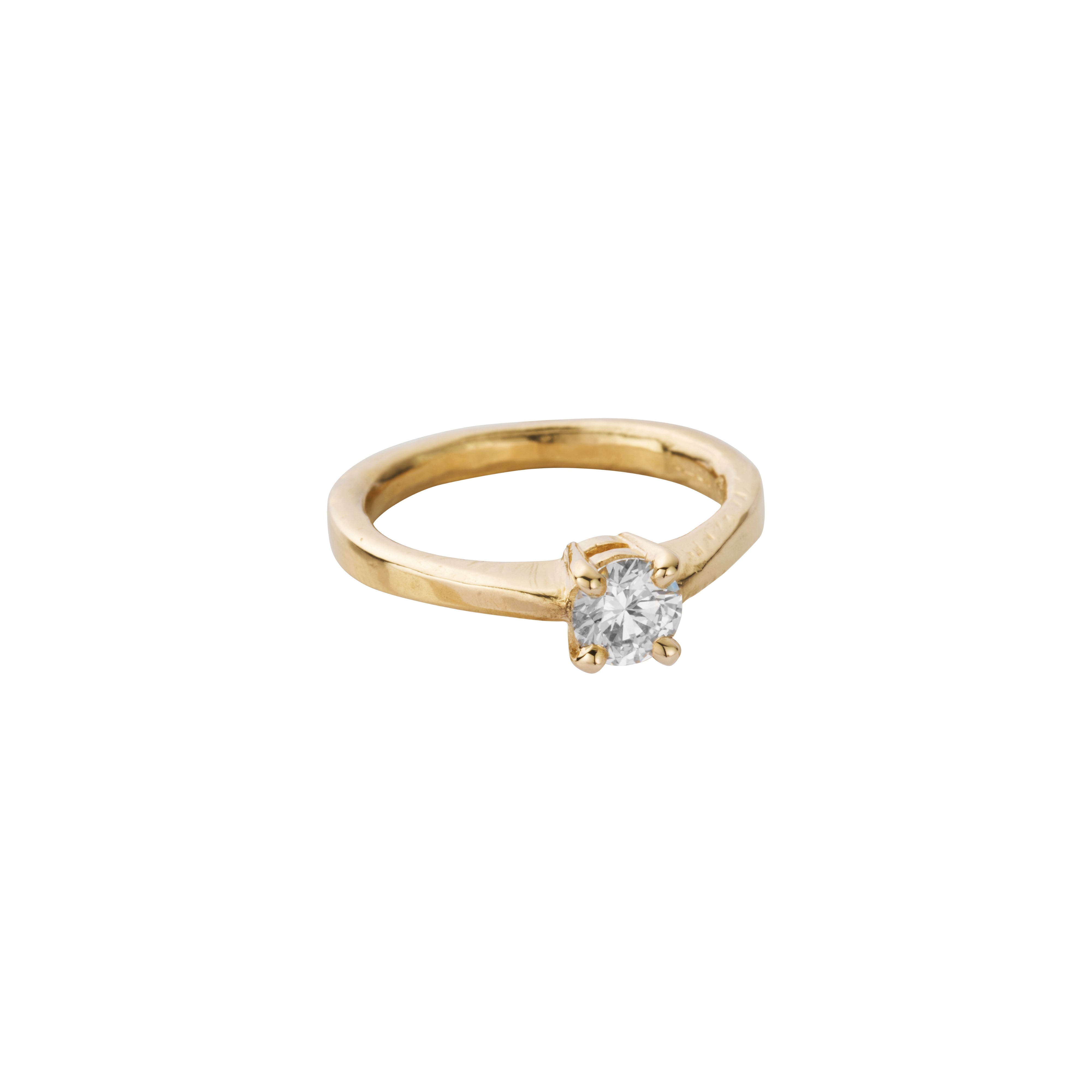 'The Eternity' 18ct Gold Round 0.5ct Lab Grown Diamond Claw Engagement Ring
