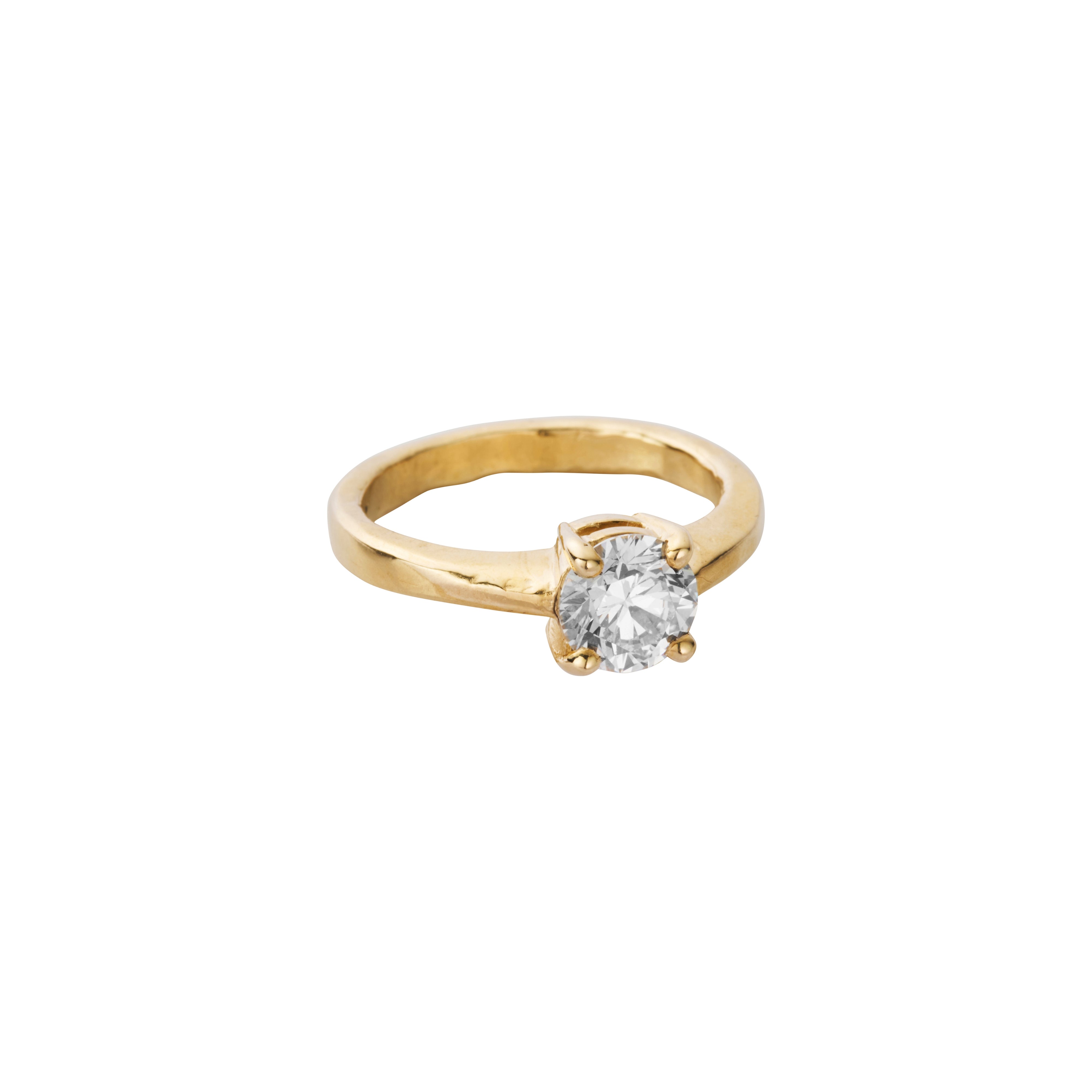 'The Eternity' 18ct Gold Round 1ct Lab Grown Diamond Claw Engagement Ring