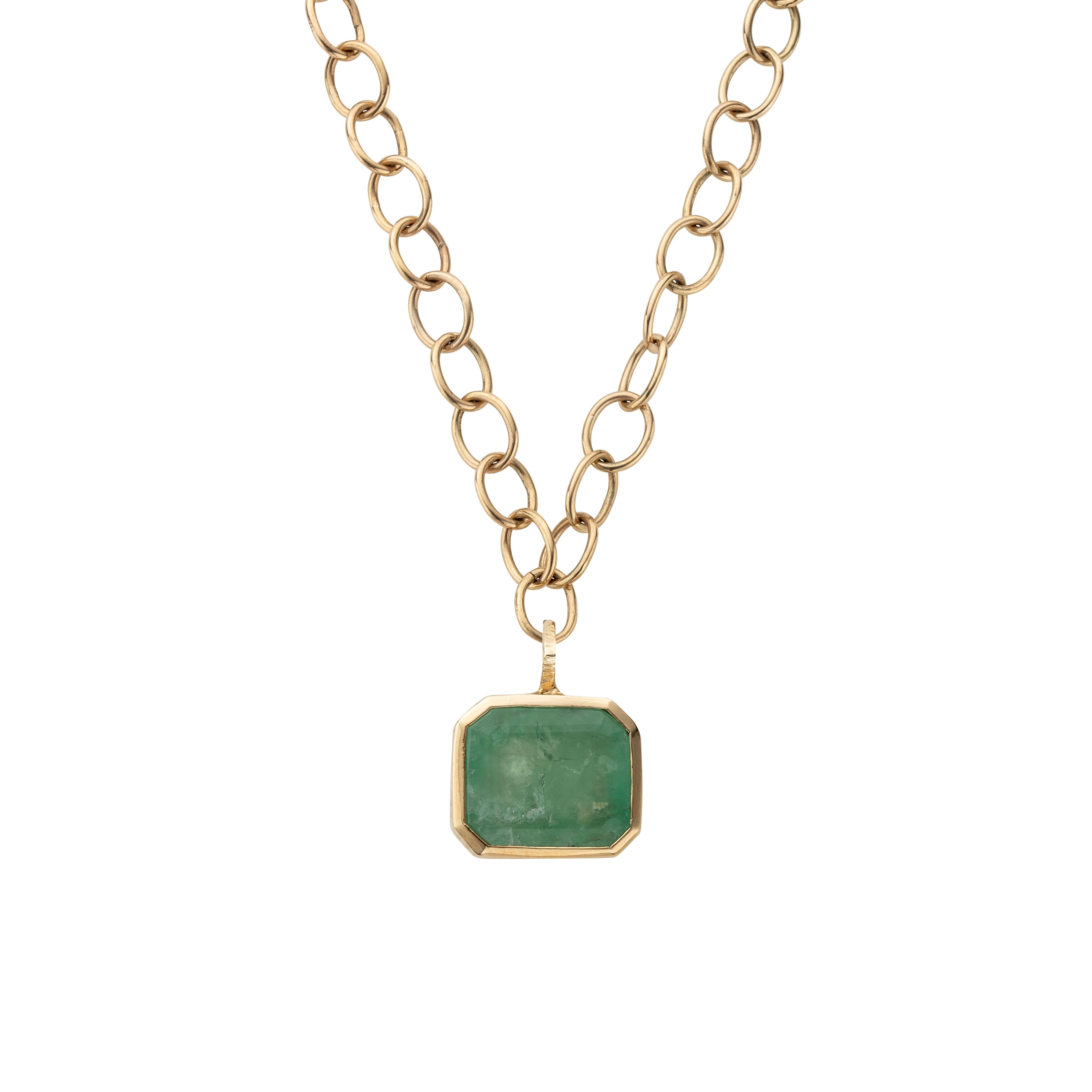 DRUCILLA Gold Emerald Necklace