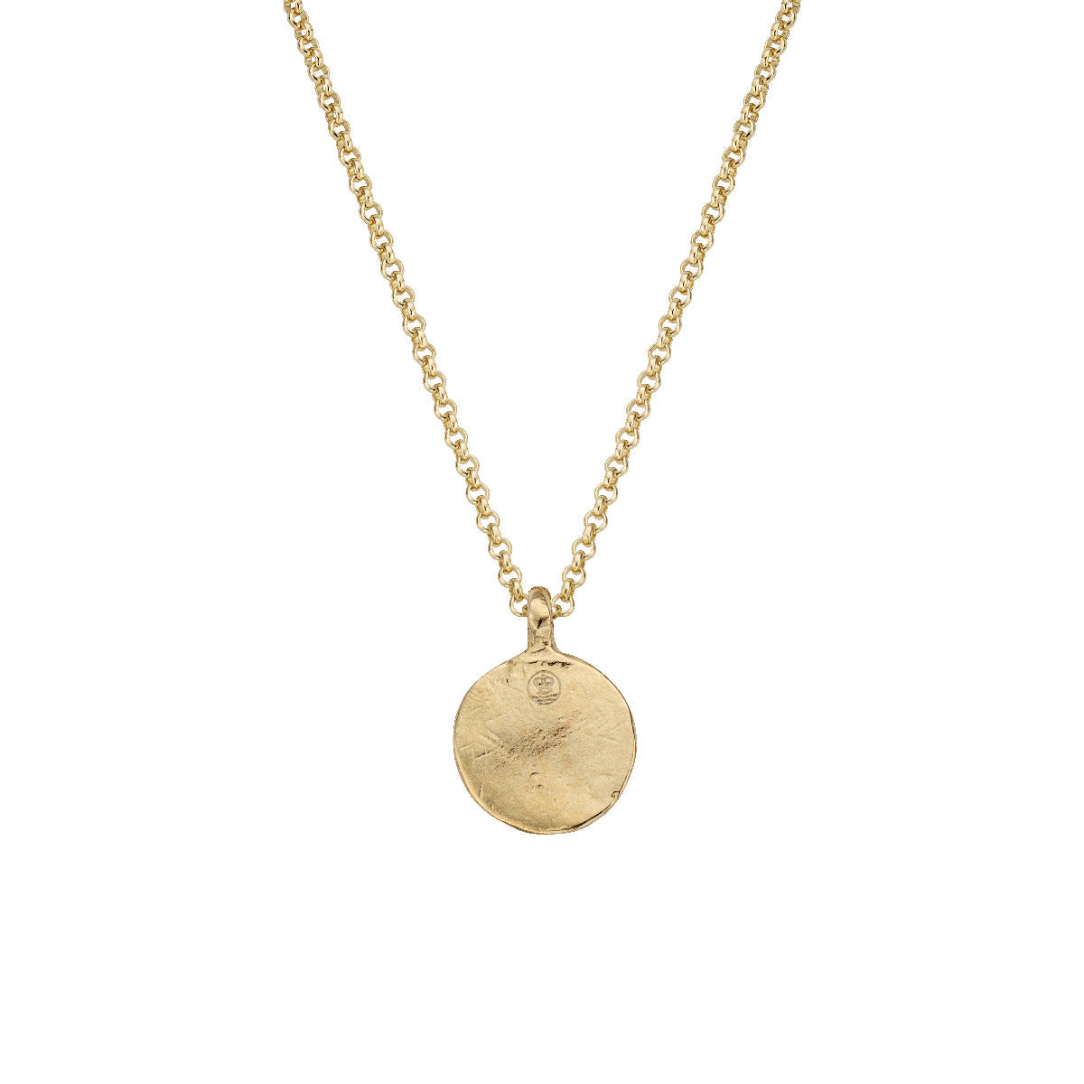 Gold Medium St Christopher Necklace 5 Gold Medium St Christopher Necklace