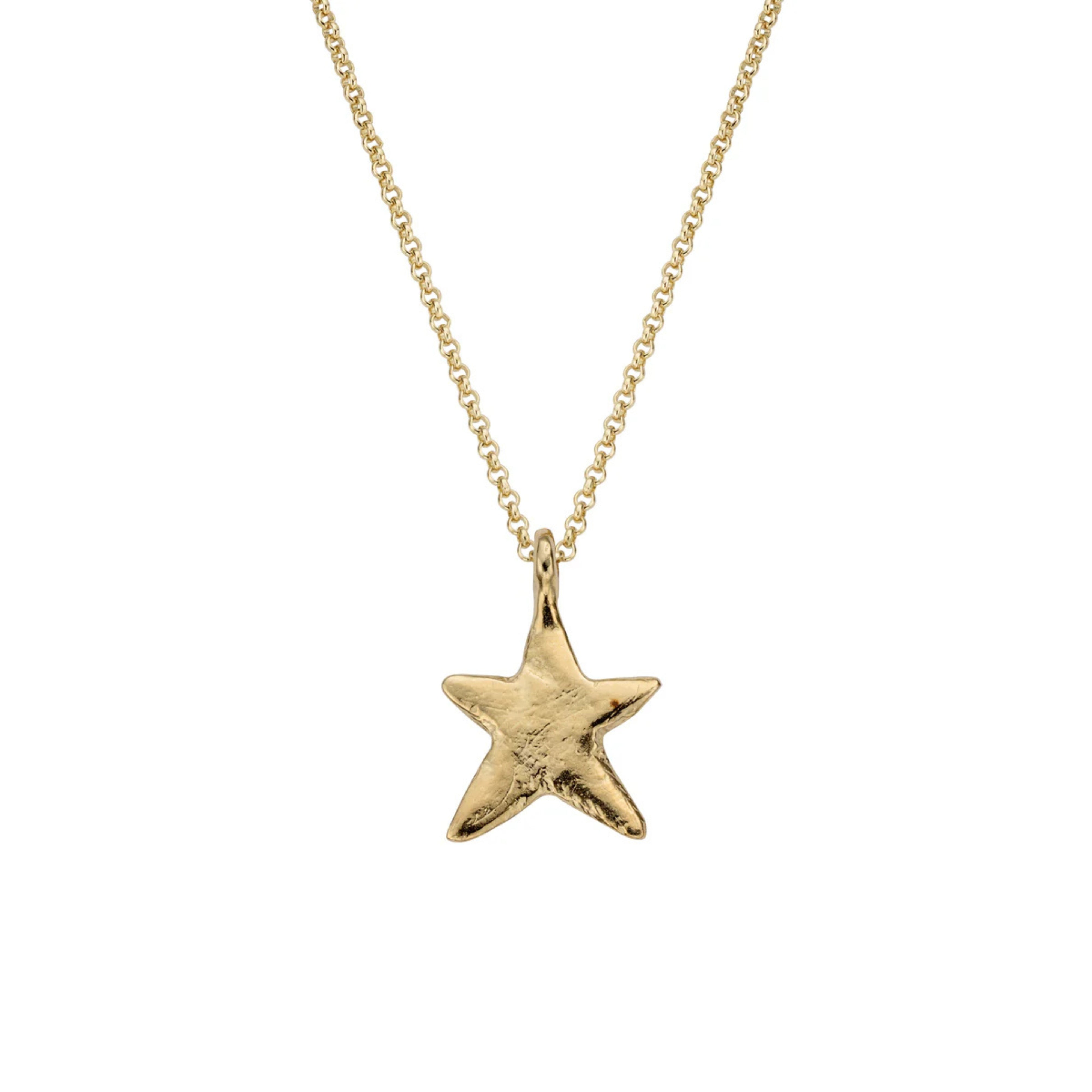 Gold Midi Star Necklace