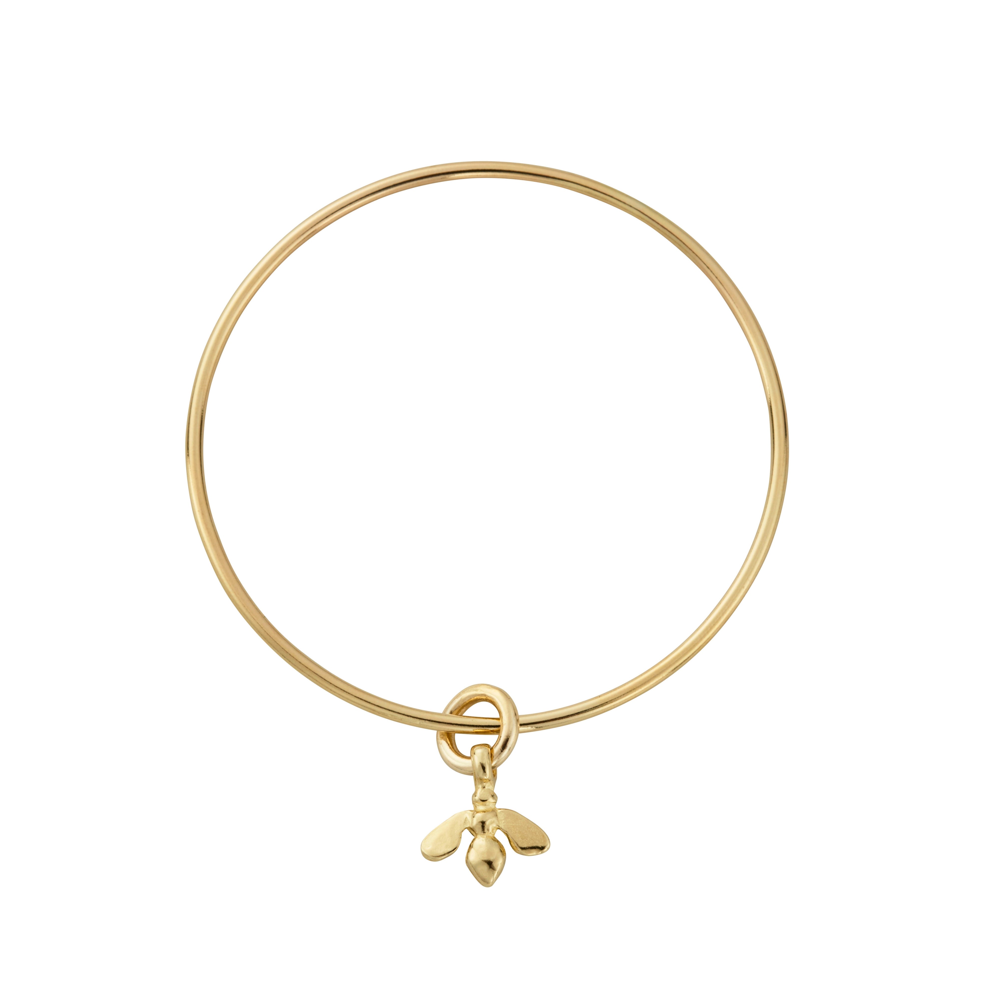 Gold Mini Honey Bee Bangle
