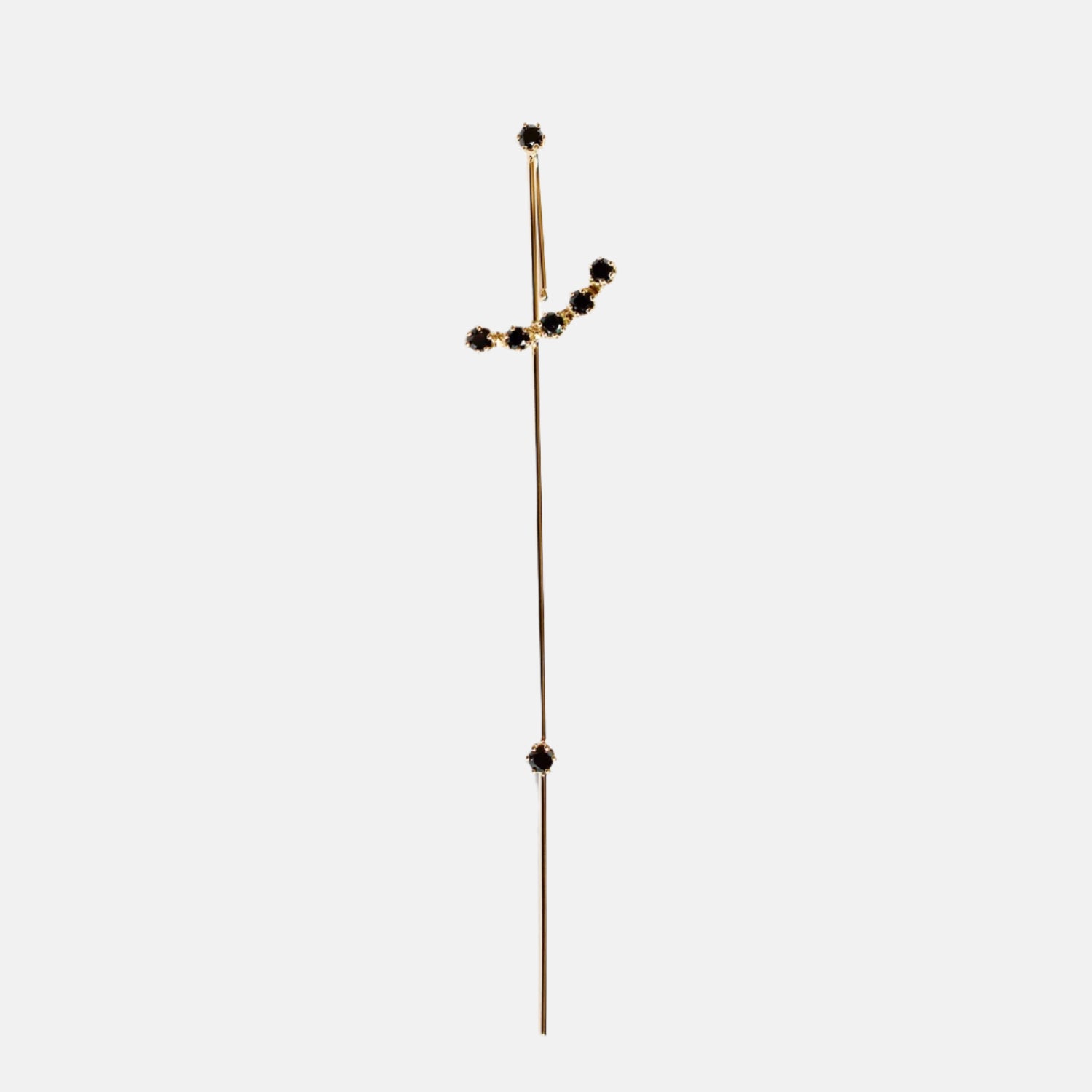 Dark Magic Wand Needle Earring