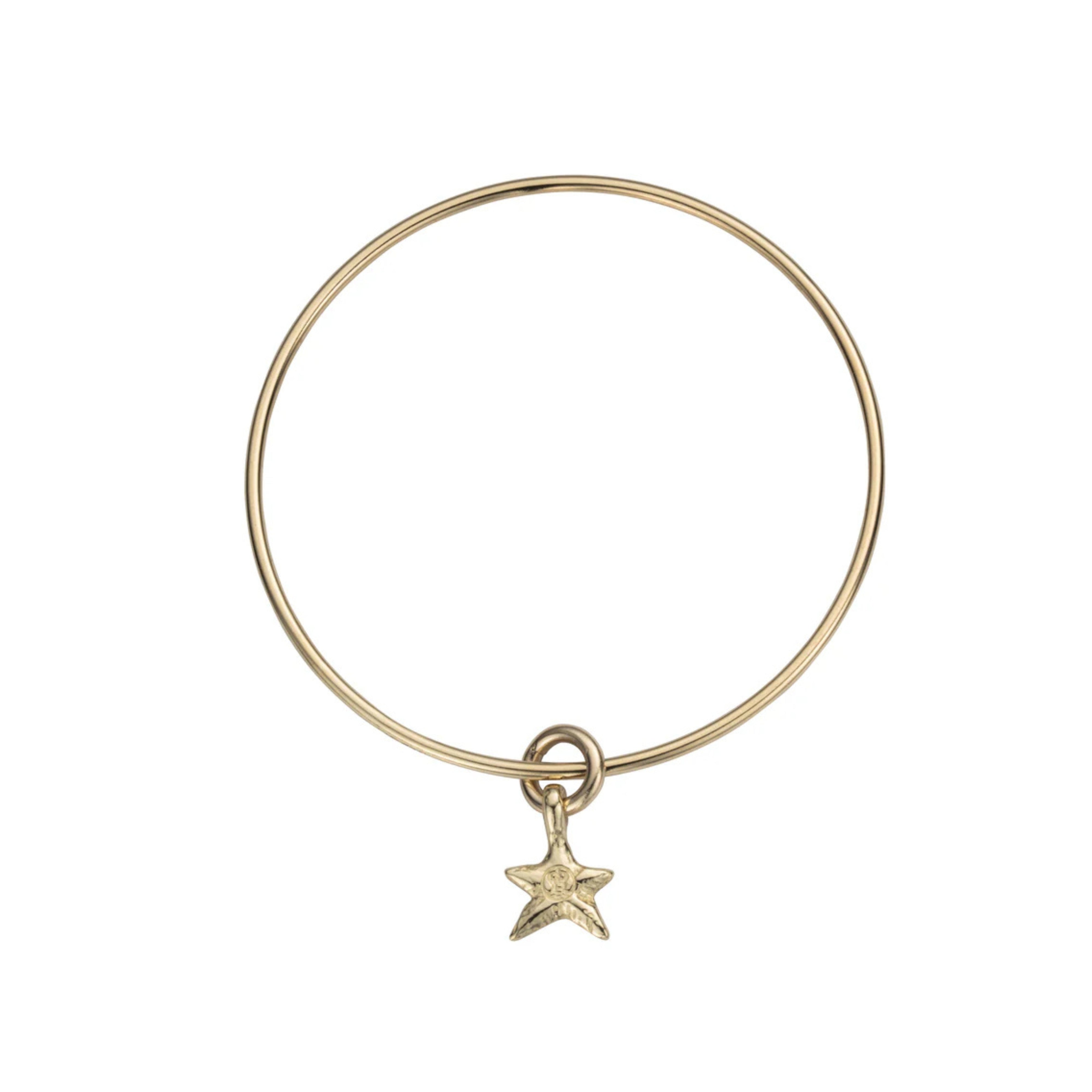 Gold Mini Star Bangle