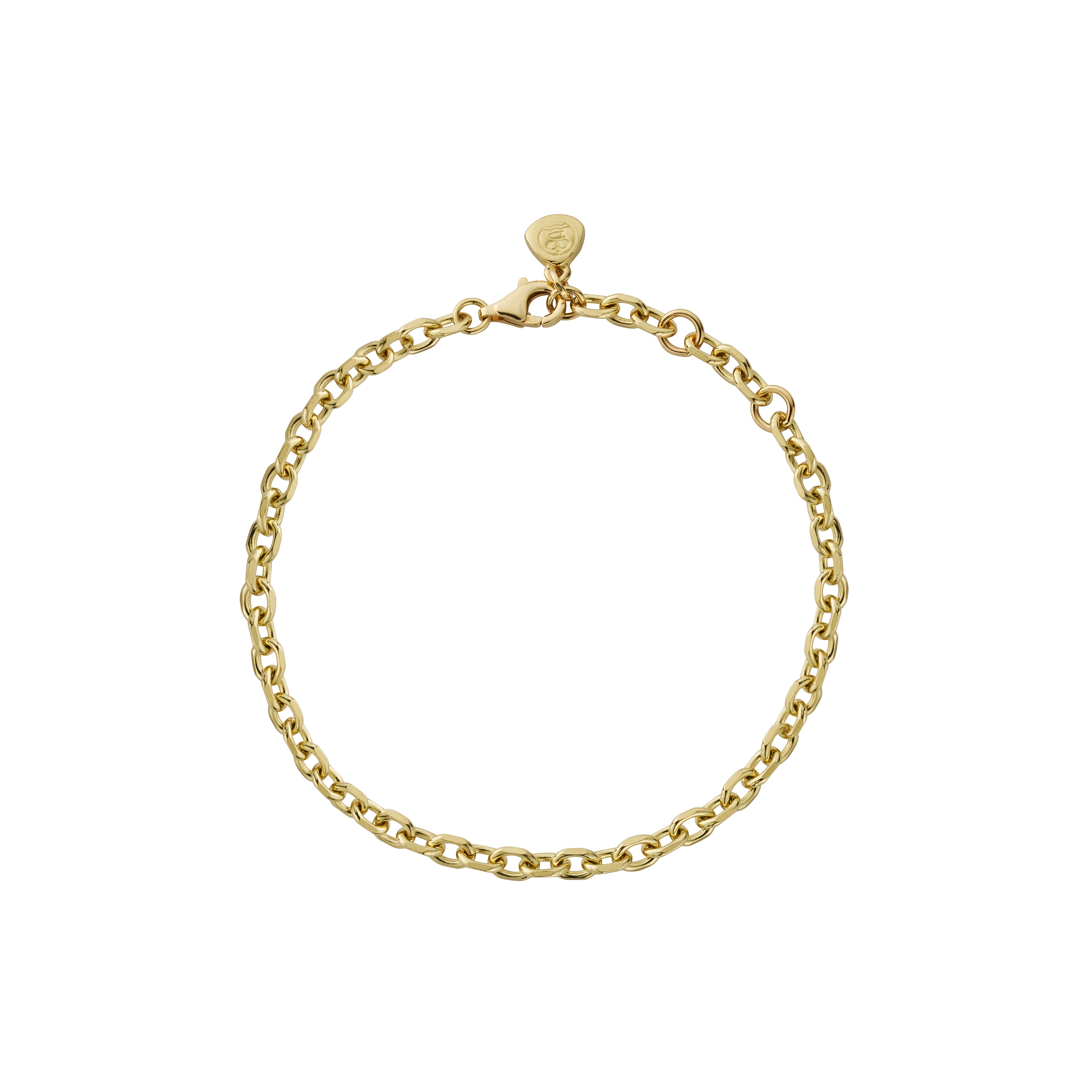 Gold Oxford Chain Bracelet
