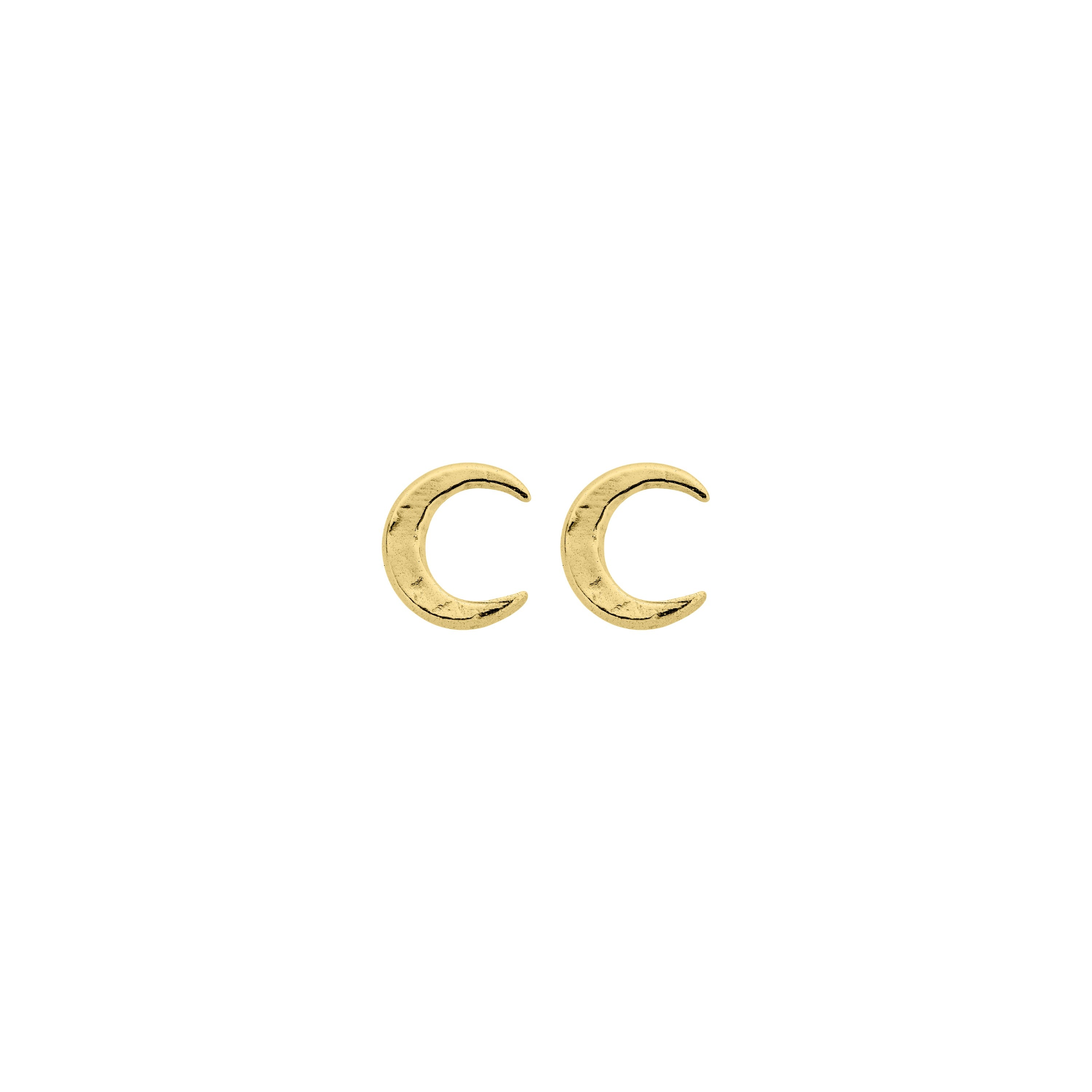 Gold Tiny Moon Ear Charm