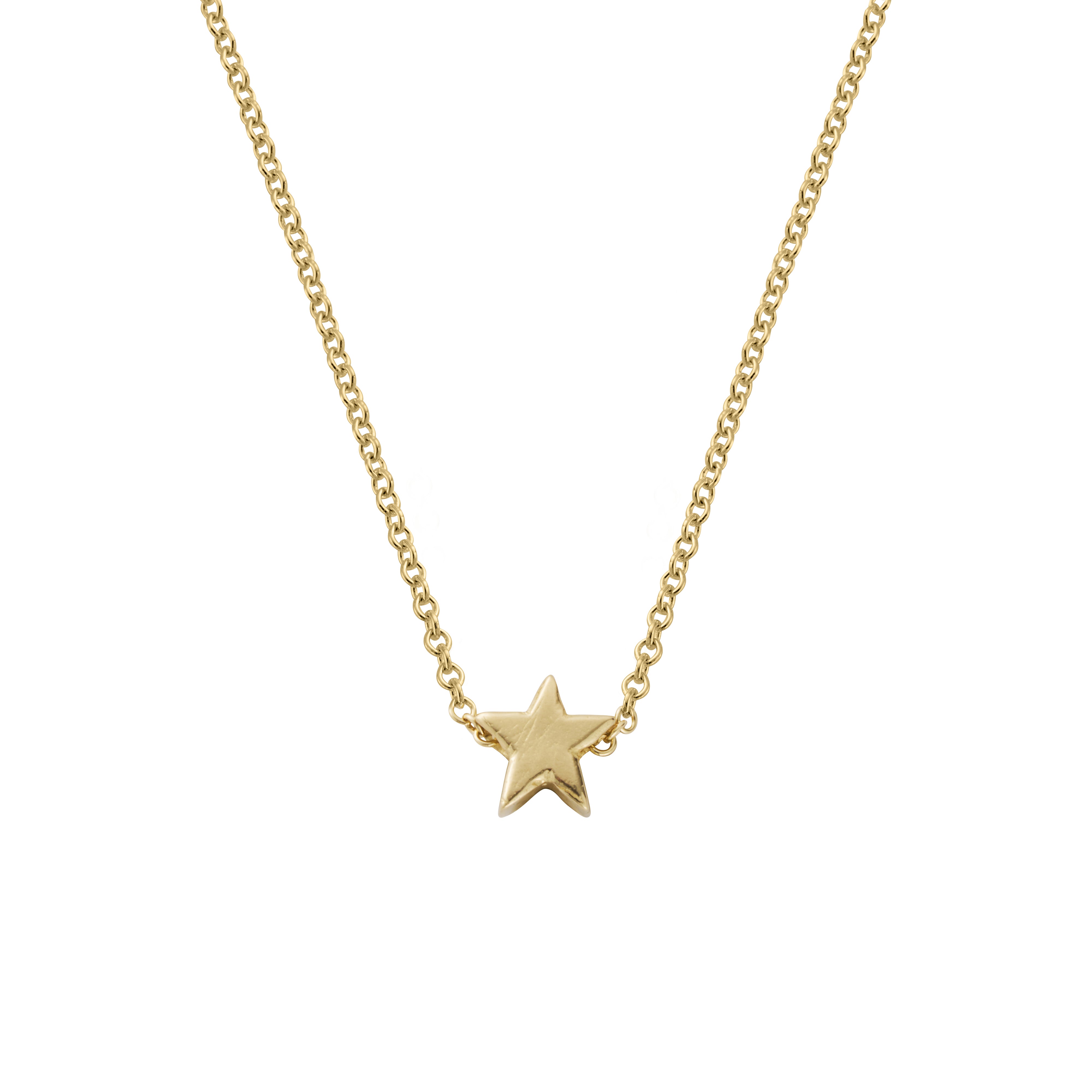 Gold Wishing Star Necklace