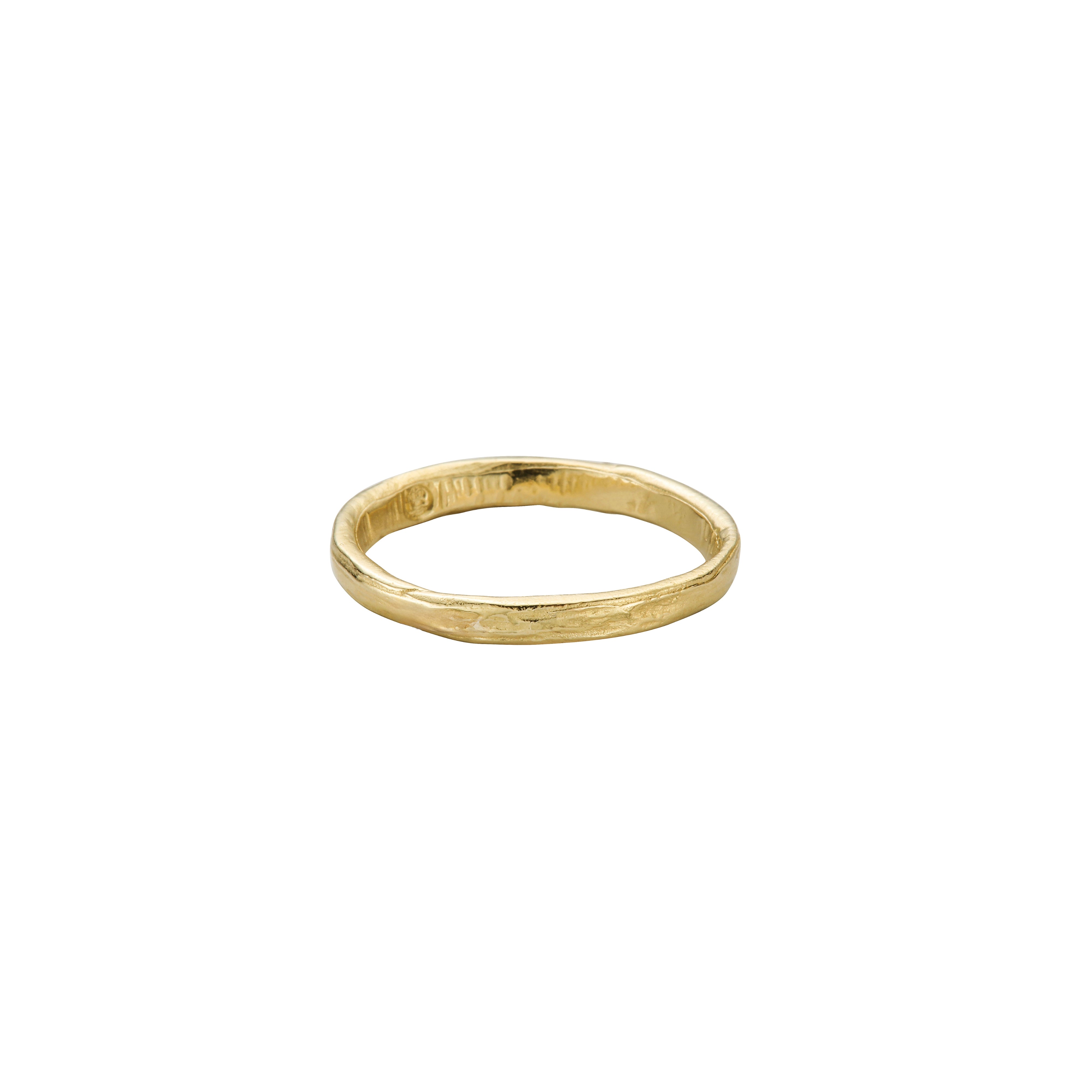Men's 18ct Gold Mini Posey Ring