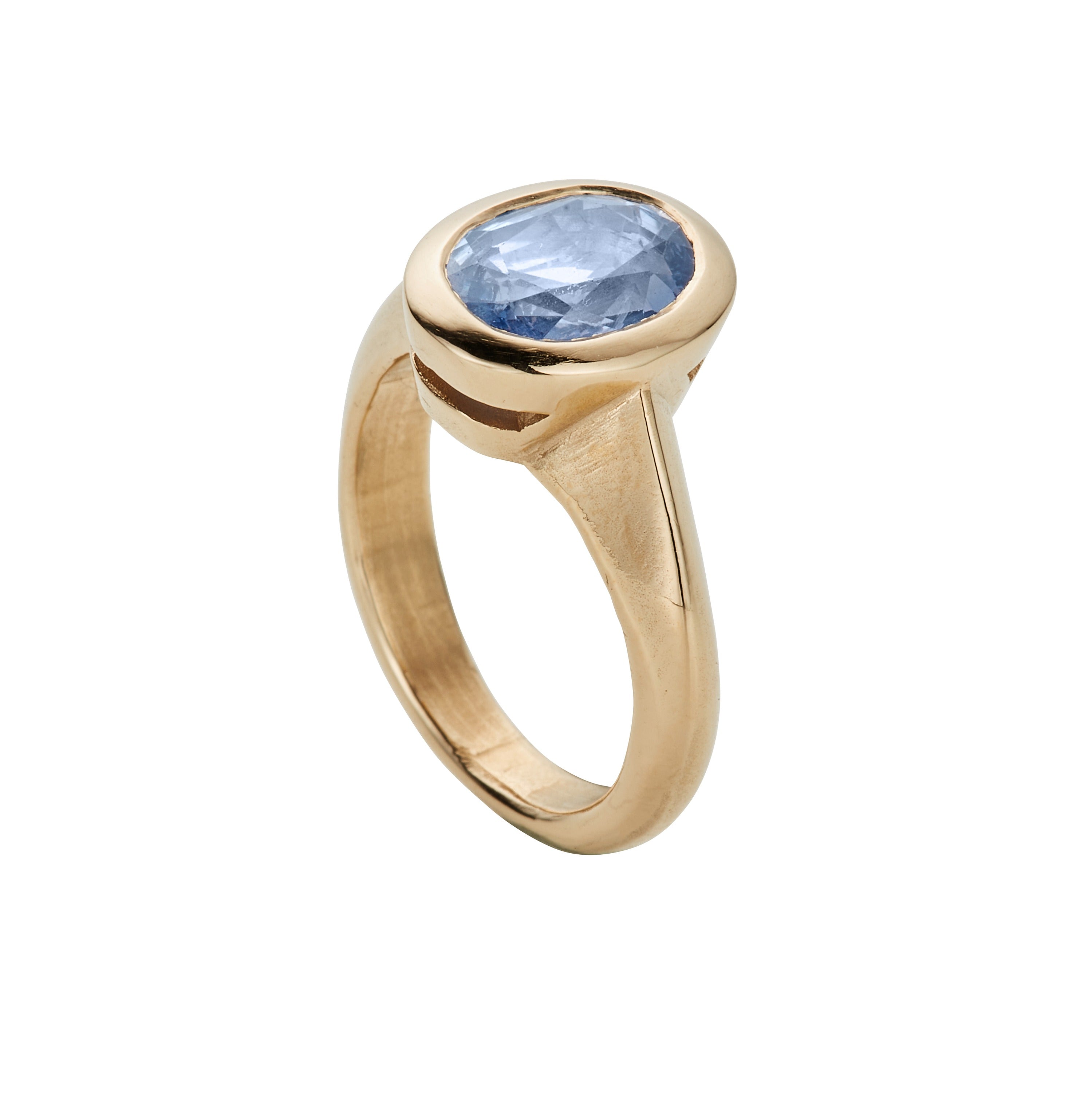 NALENA Gold Blue Sapphire Ring 4 NALENA Gold Blue Sapphire Ring
