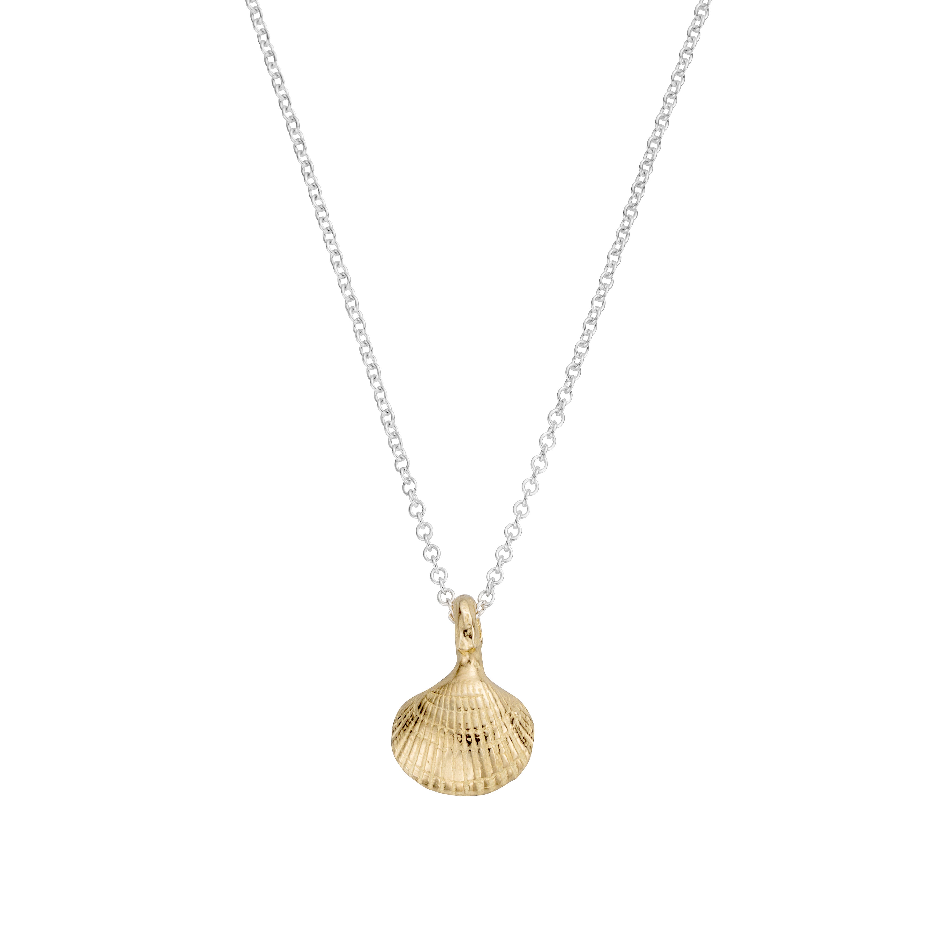 Silver & Gold Mini Shell Necklace