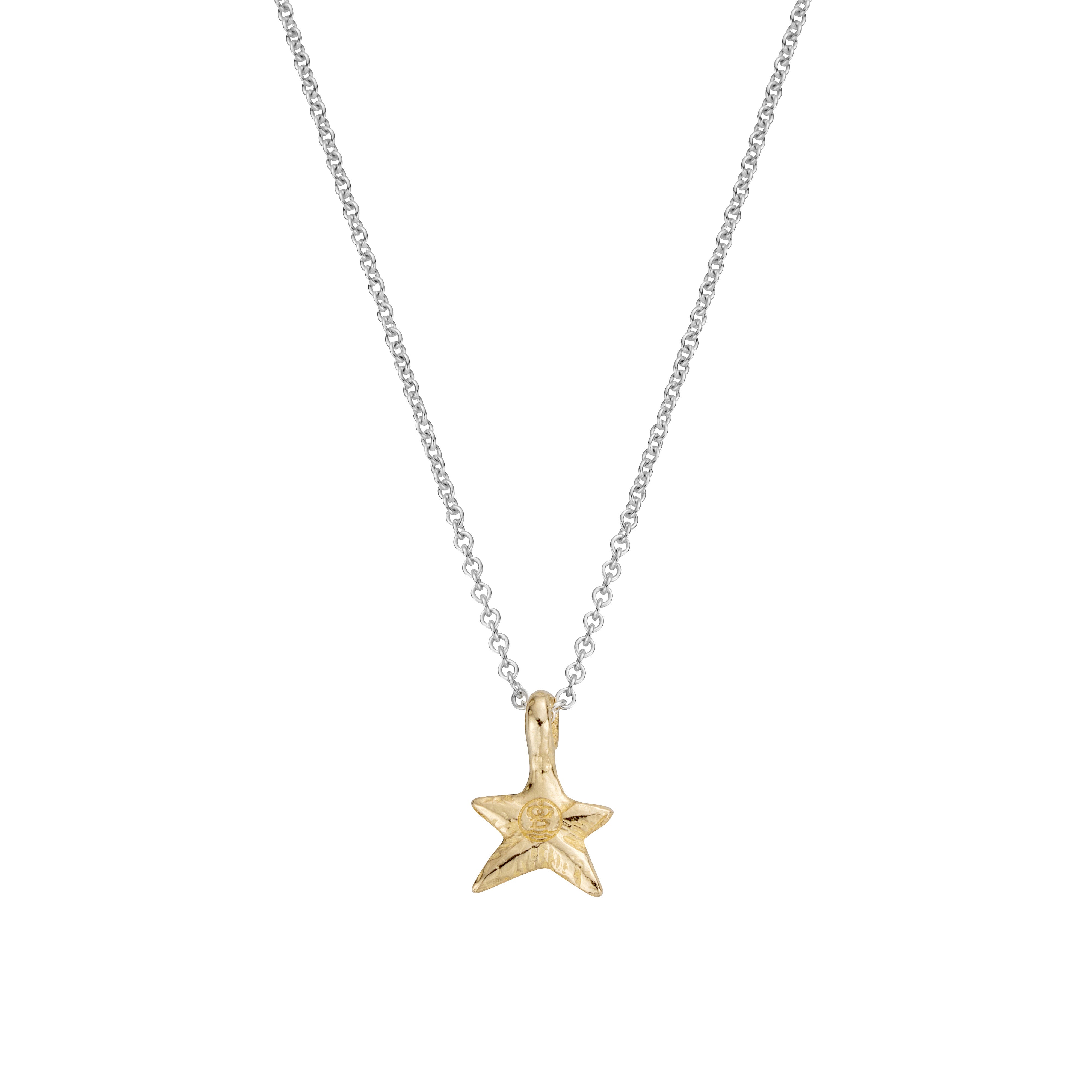 Silver & Gold Mini Star Necklace