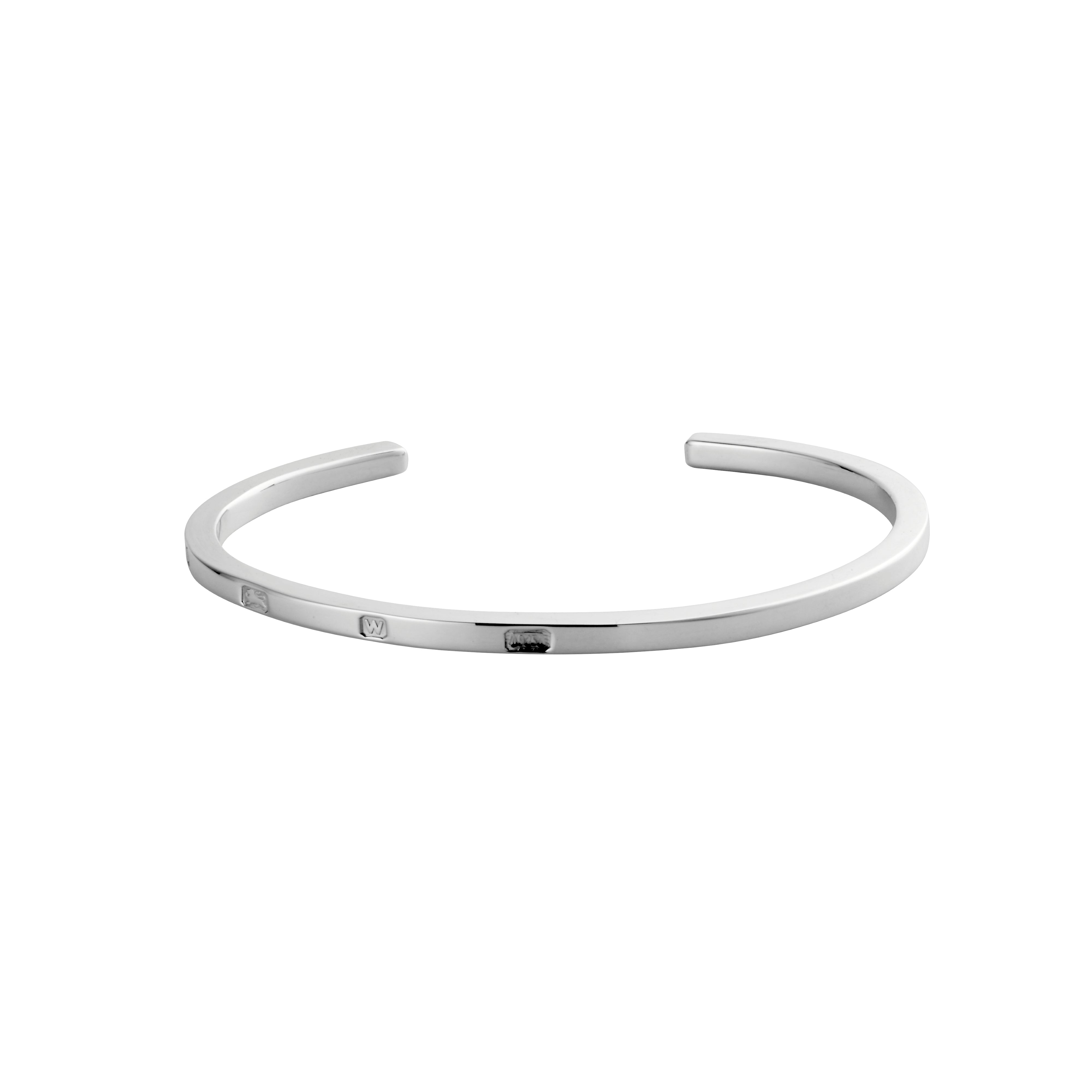Silver Feature Hallmark Cuff