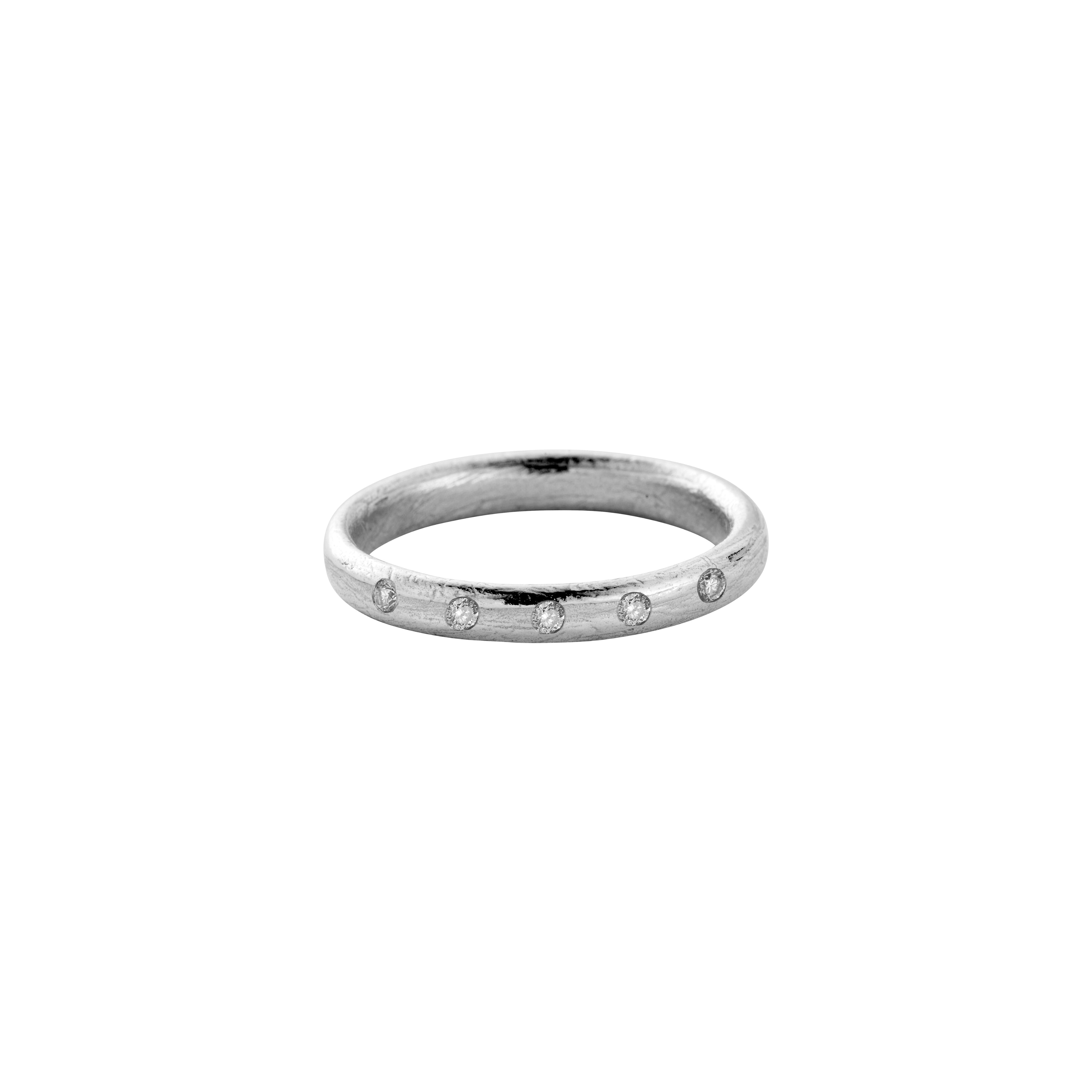 Silver Love Honour Cherish Wedding Band 8 Silver Love Honour Cherish Wedding Band