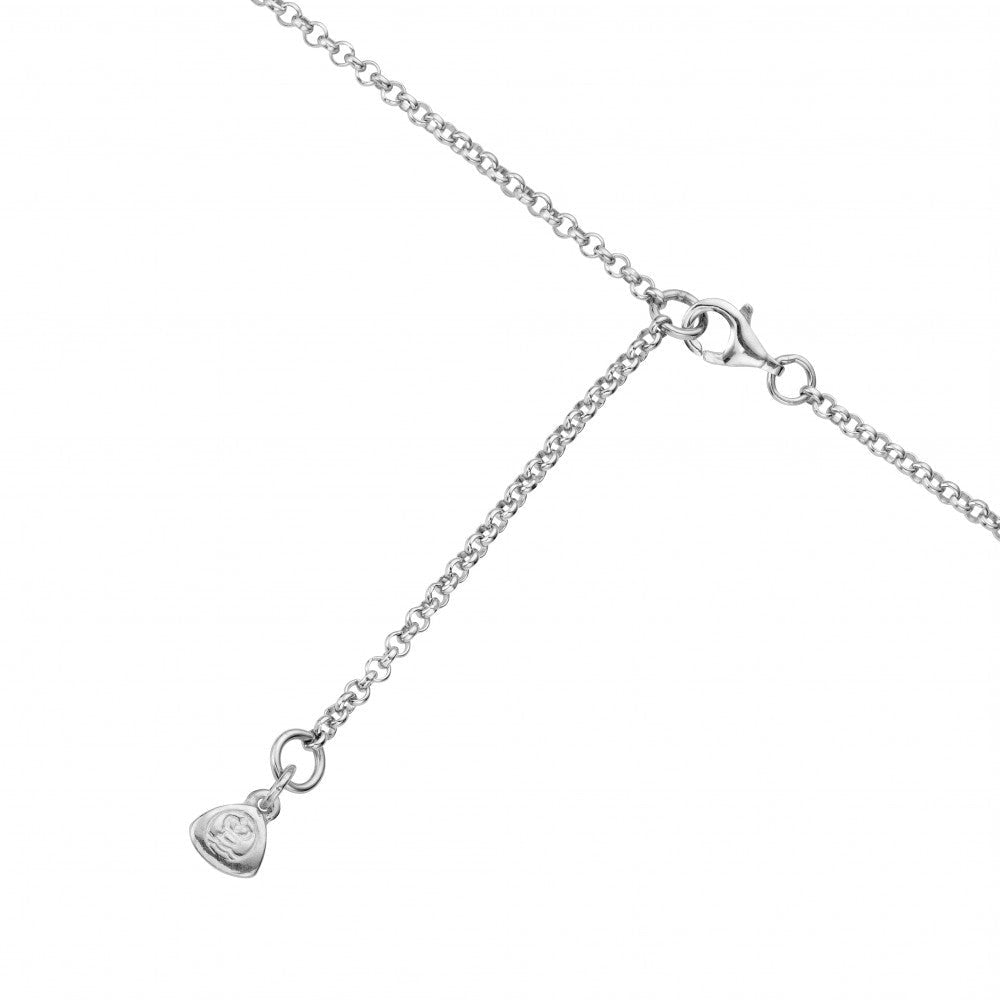 Silver Medium Crescent Moon Necklace 5 Silver Medium Crescent Moon Necklace