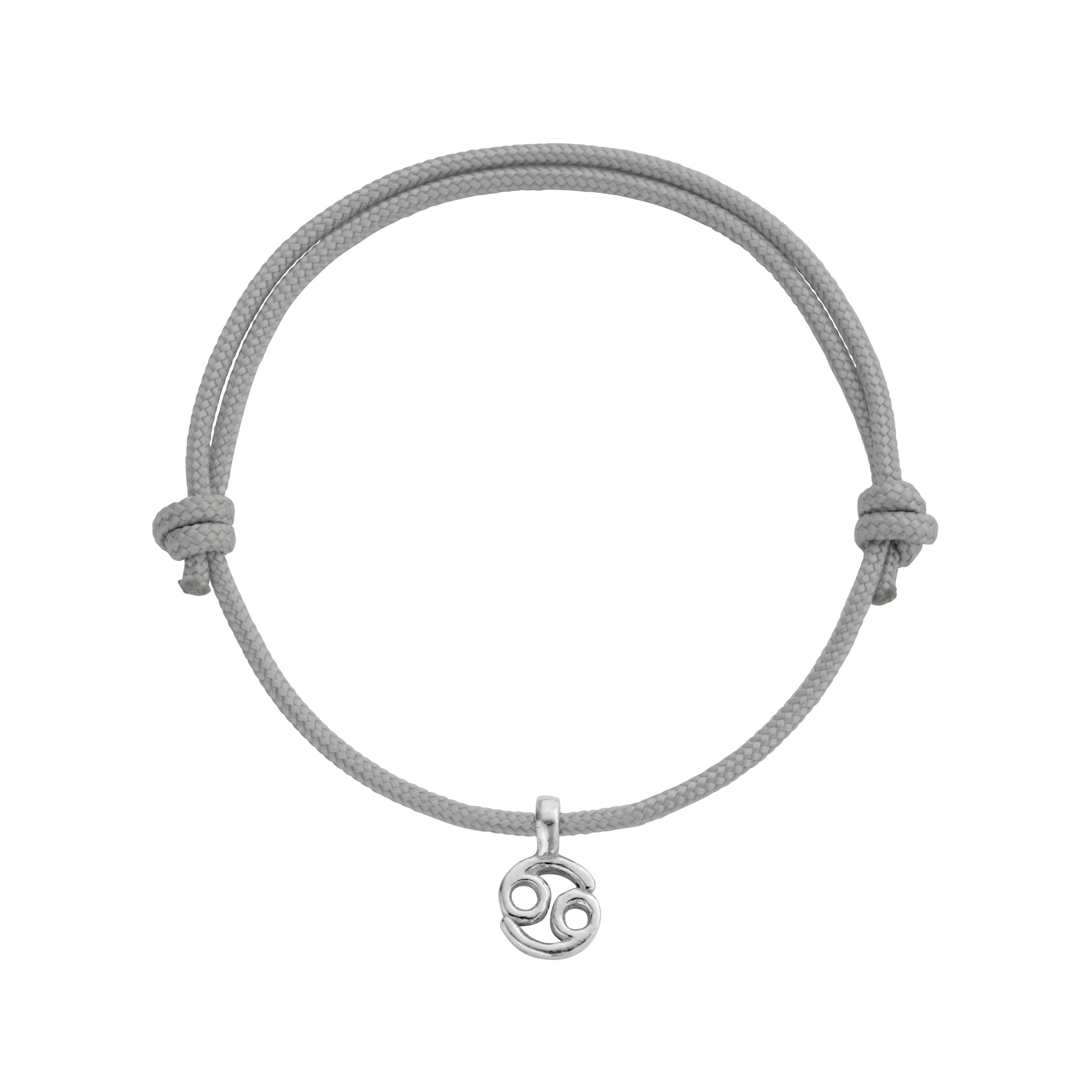 Silver Mini Cancer Horoscope Sailing Rope