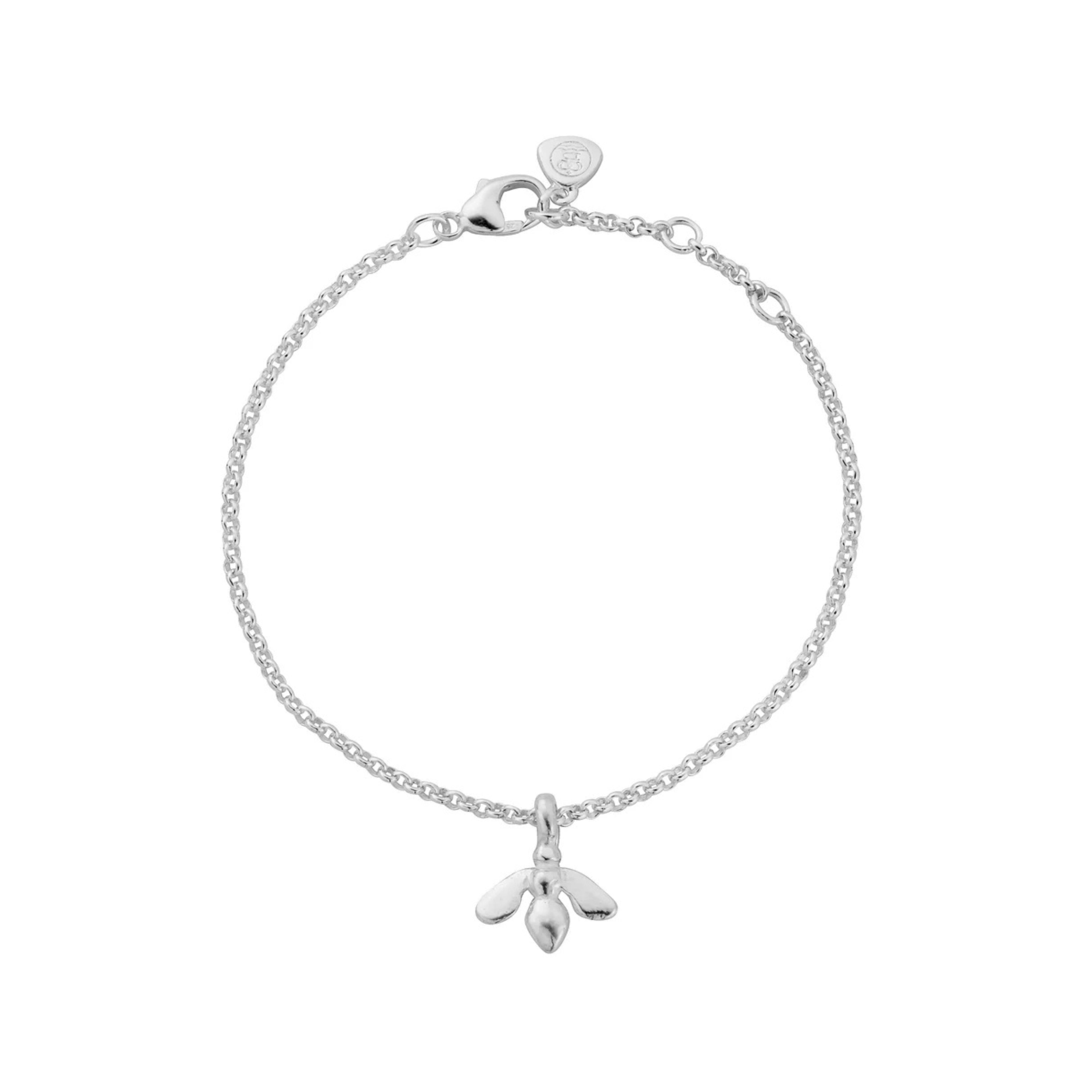 Silver Mini Honey Bee Chain Bracelet