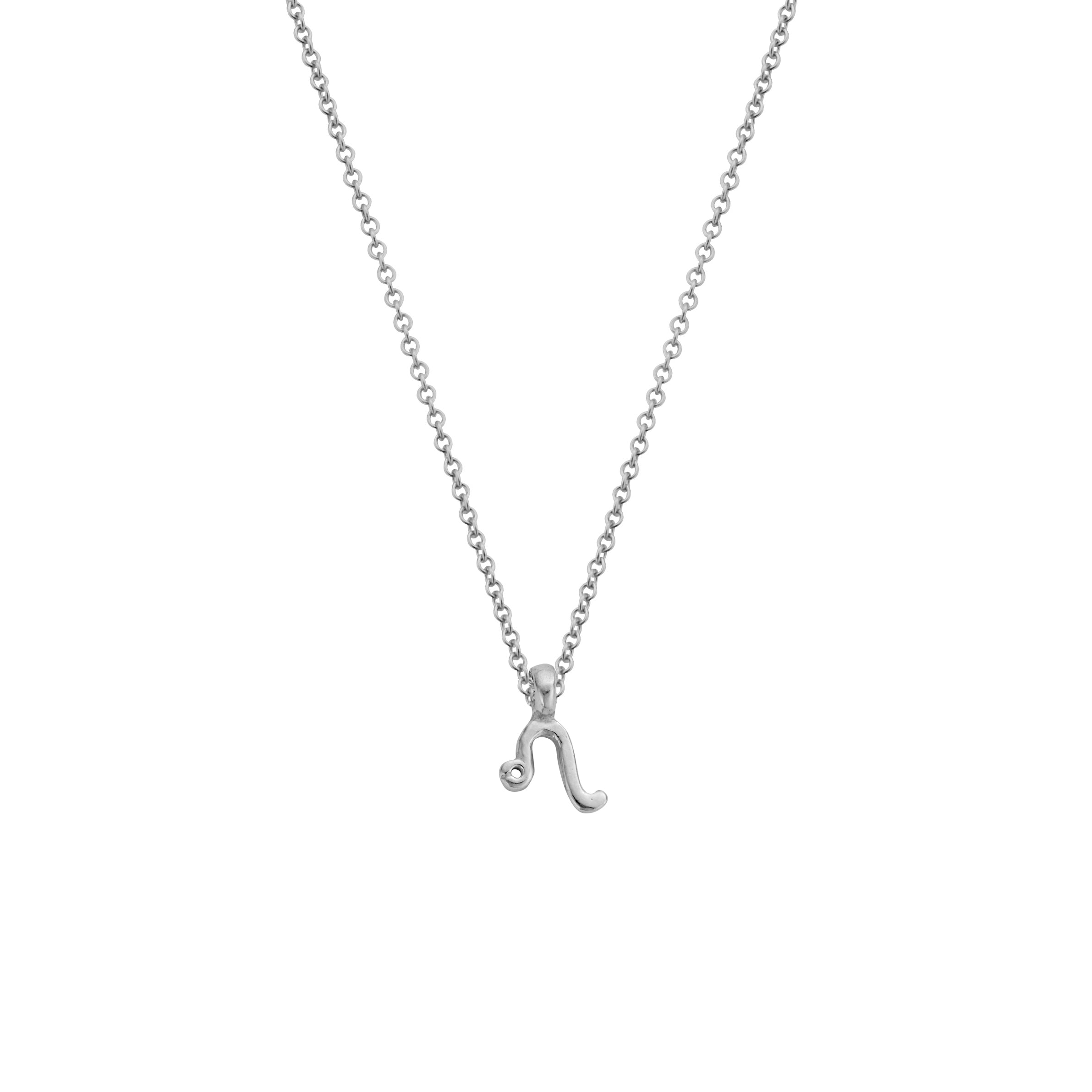 Silver Mini Leo Horoscope Necklace