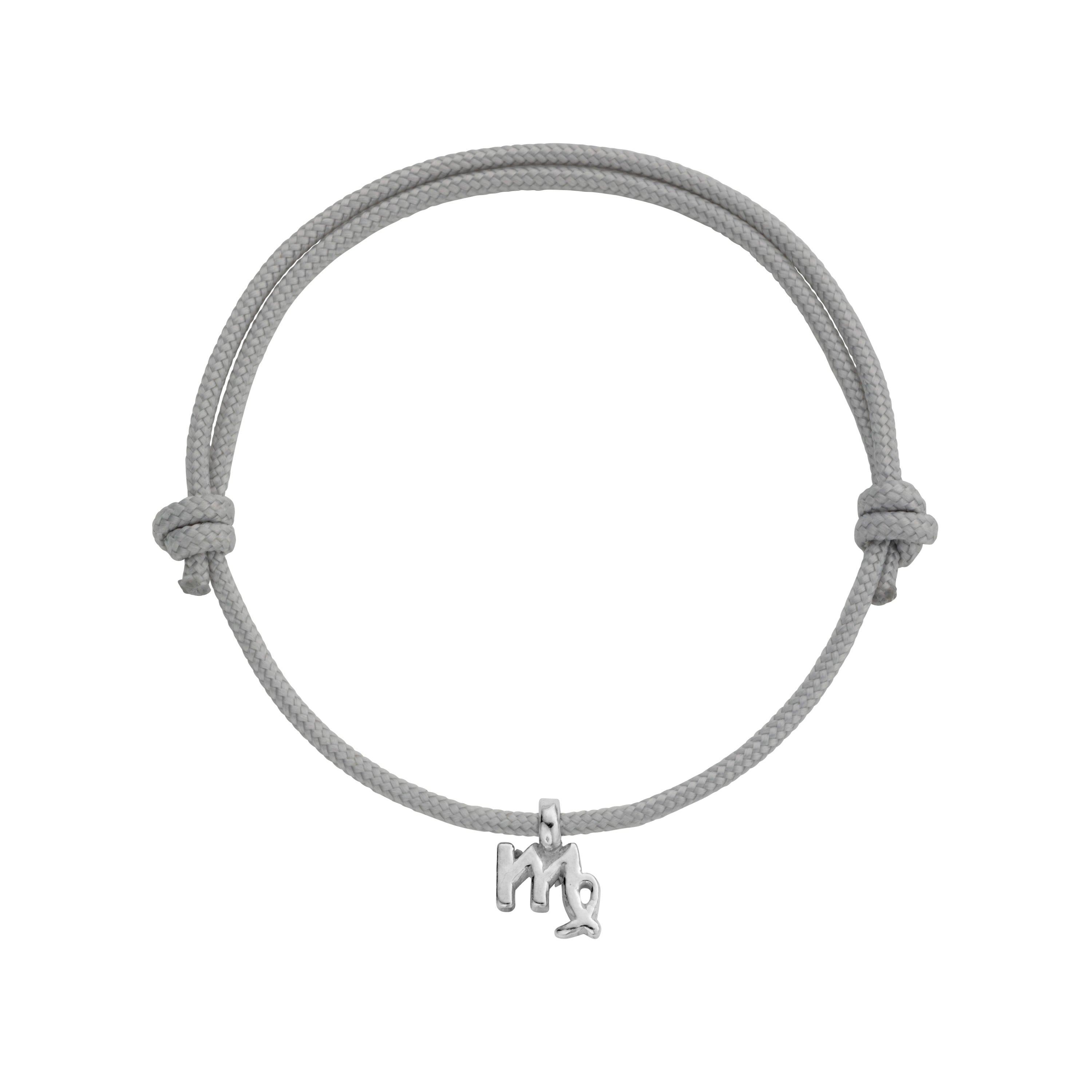 Silver Mini Virgo Horoscope Sailing Rope