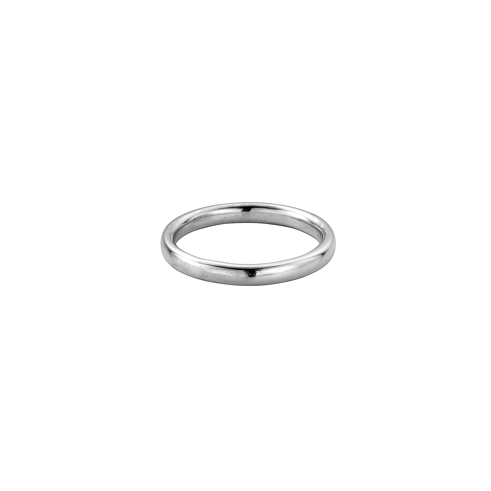 Silver Oval Band