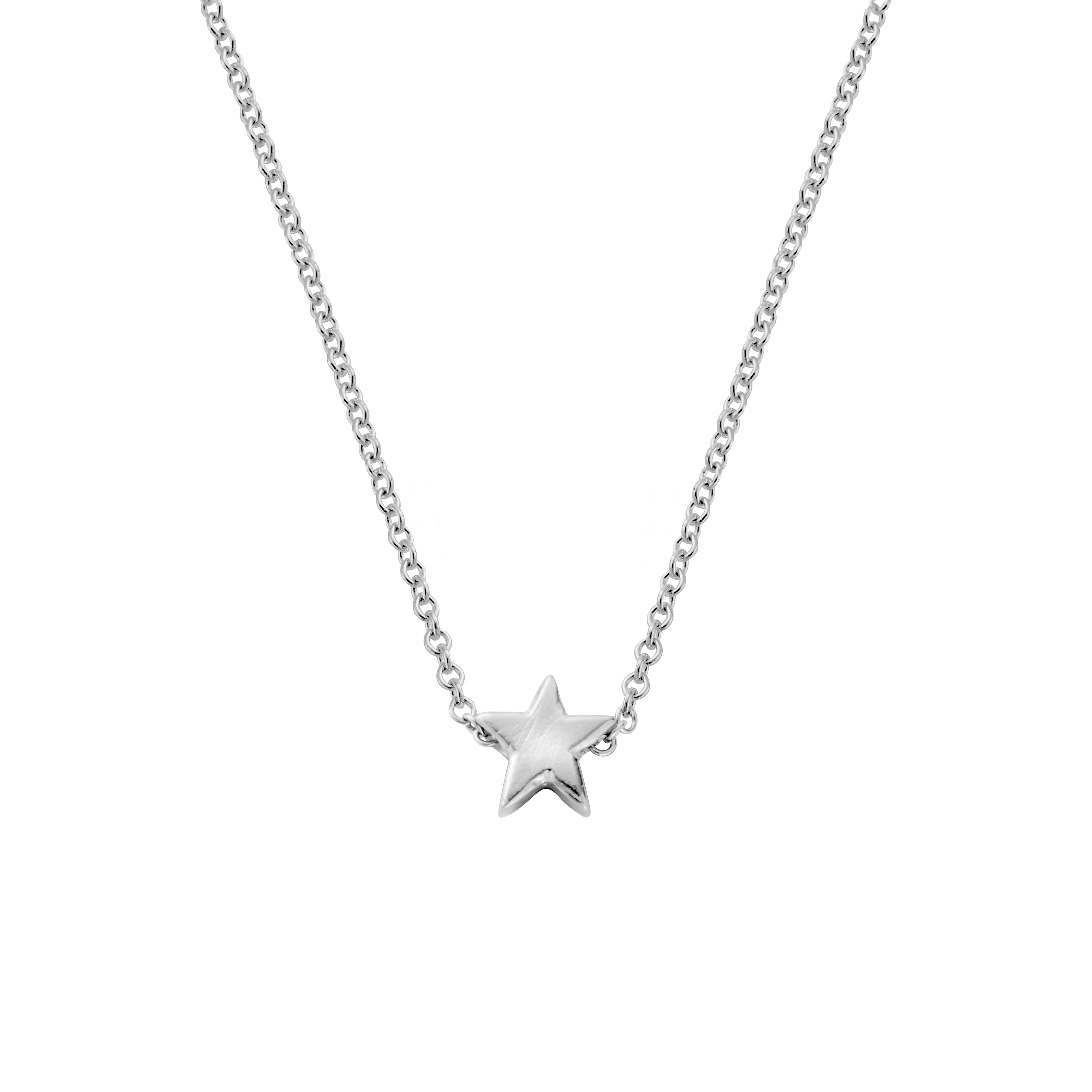Silver Wishing Star Necklace