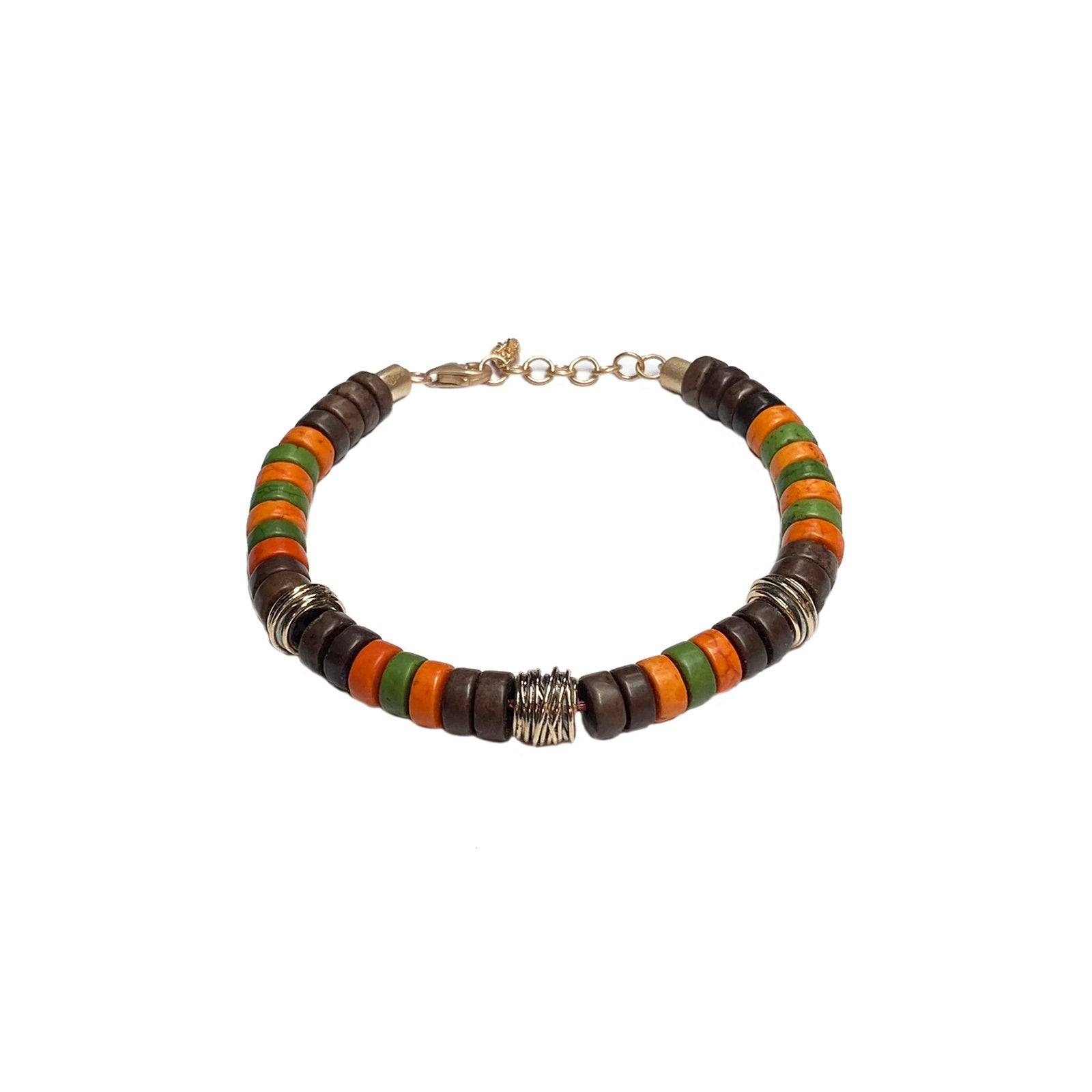 Mahogany Beaded Bracelet
