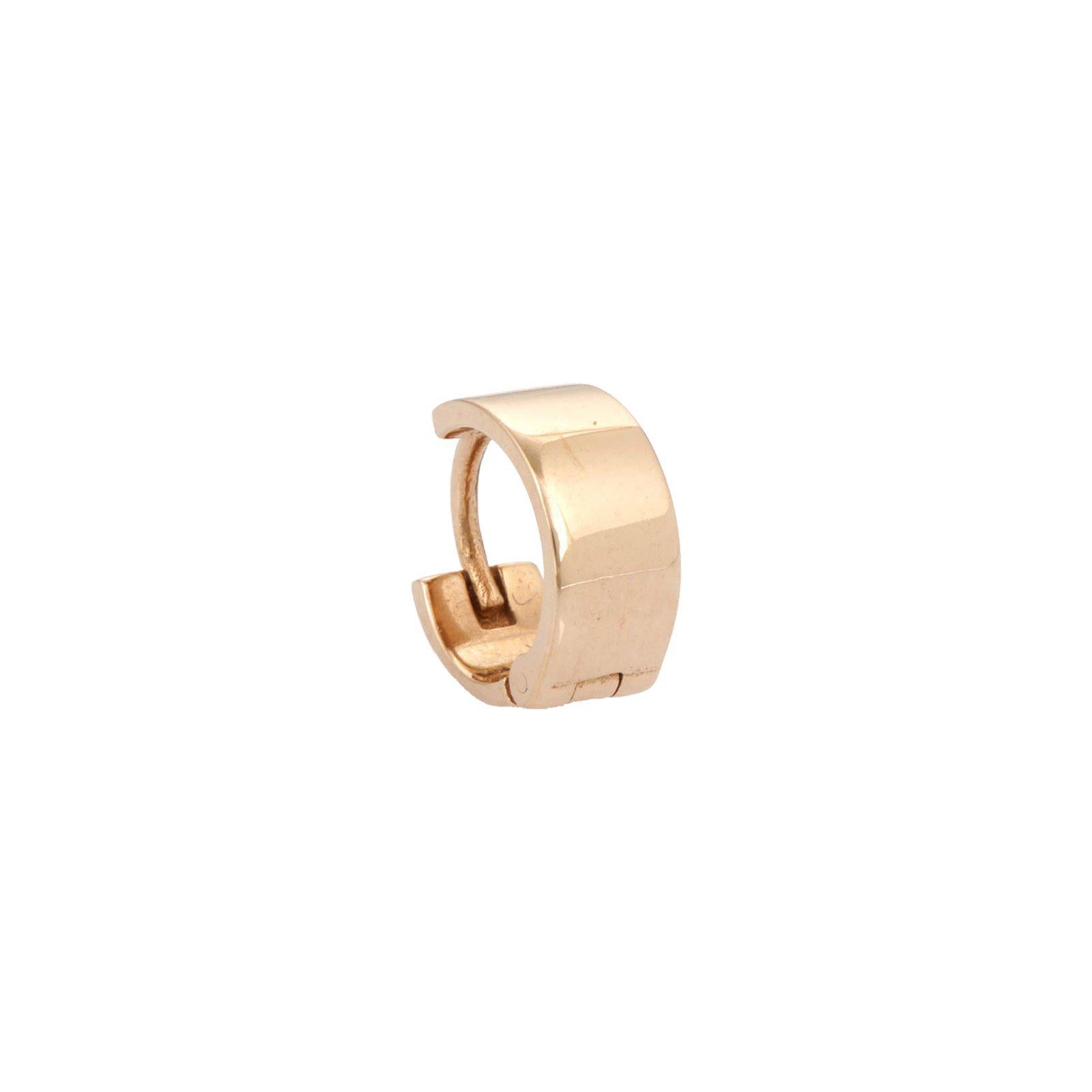 Bruna Pave Hoop Earring Gold