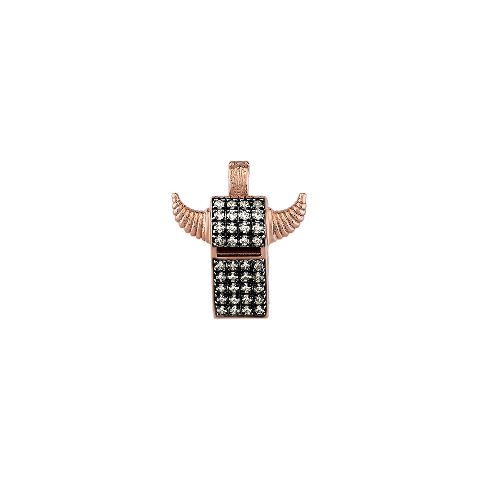 Midi Golden Horn Charm
