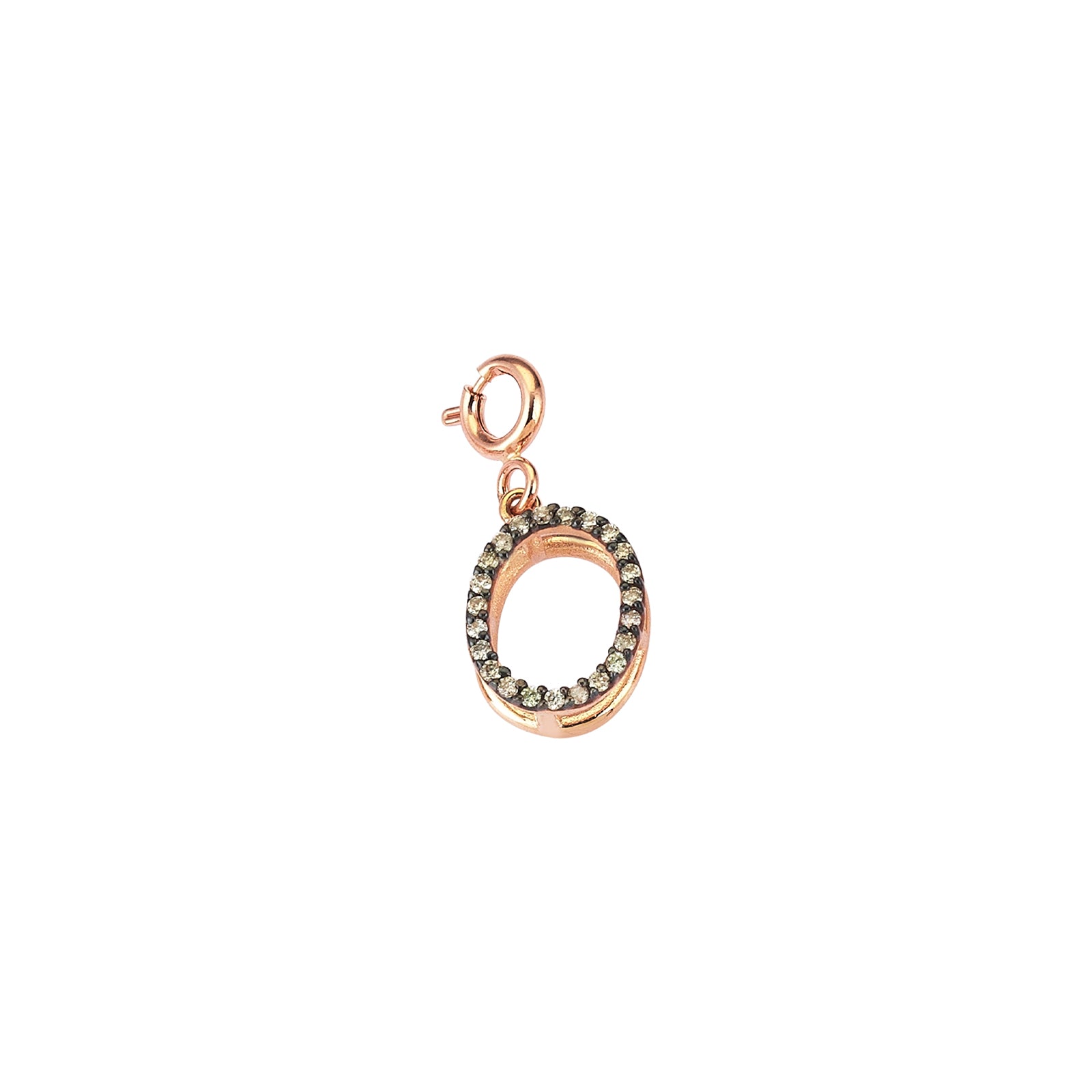 Letter O Pavé Charm