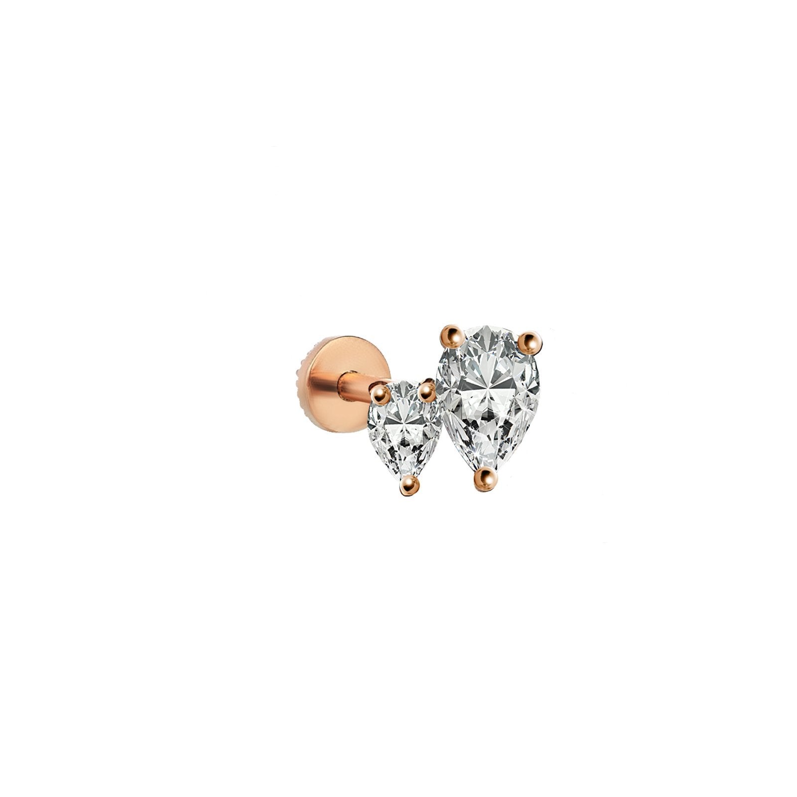 Teardrop Duo Piercing