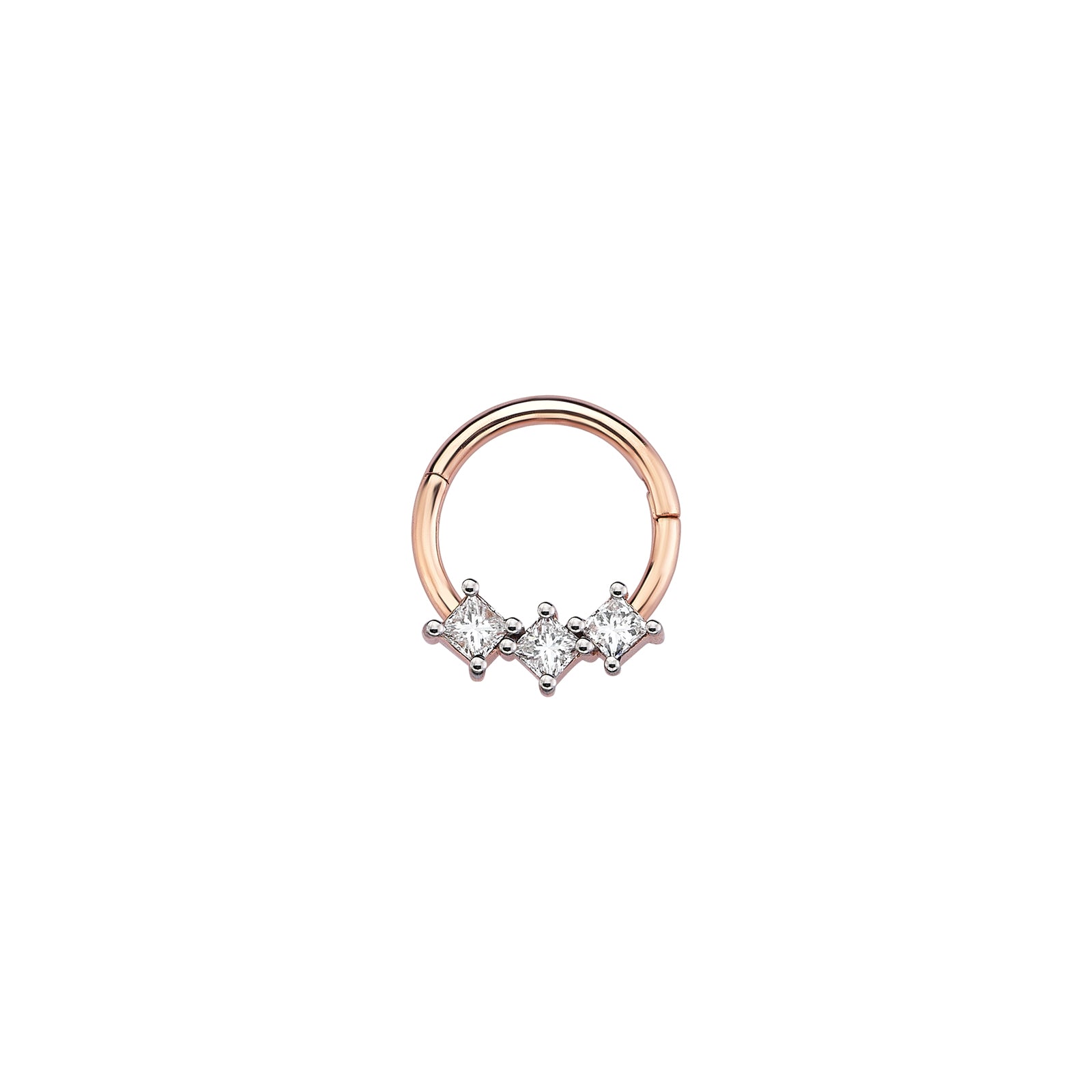 Brilliant Trio Hoop Piercing