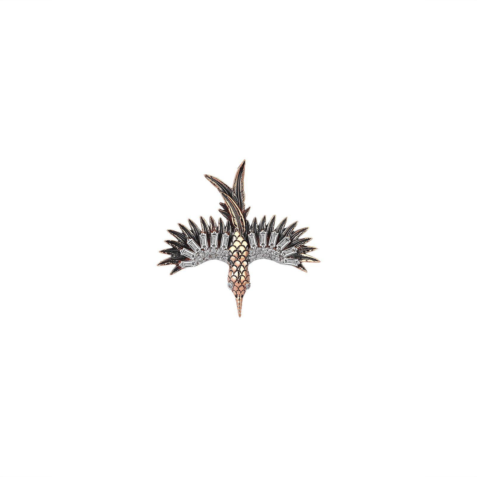 Midi Phoenix Stud Earring