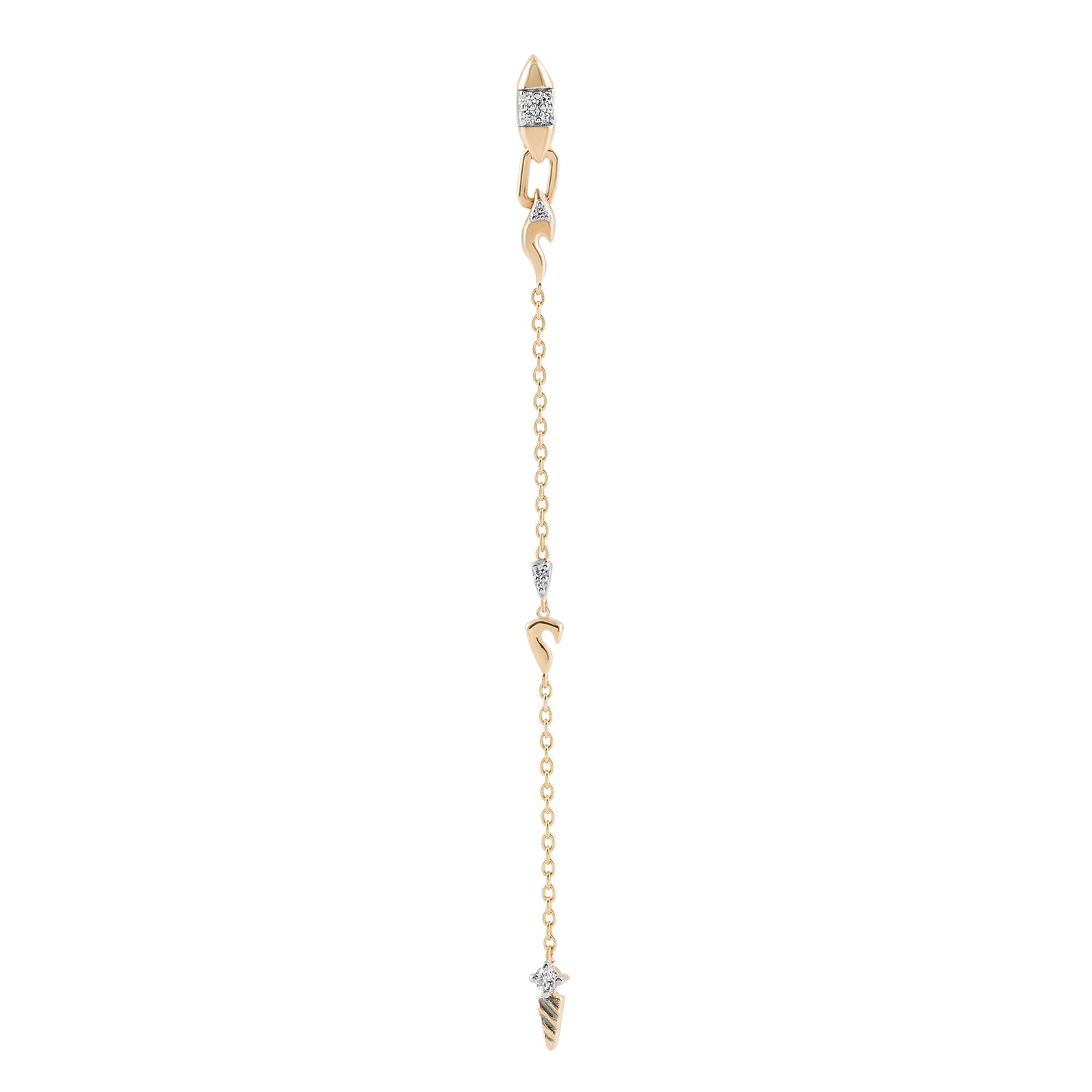 Wildfire Drop Earring