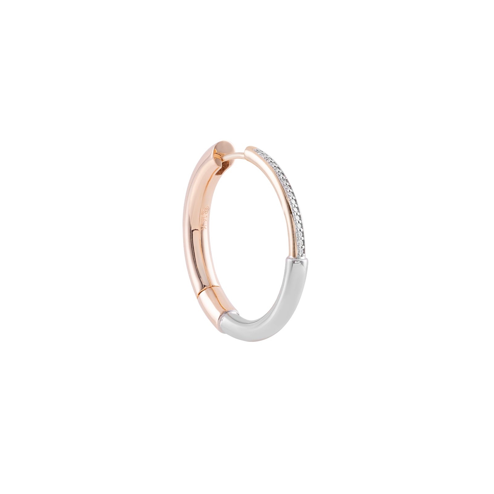 Crest Hoop Earring