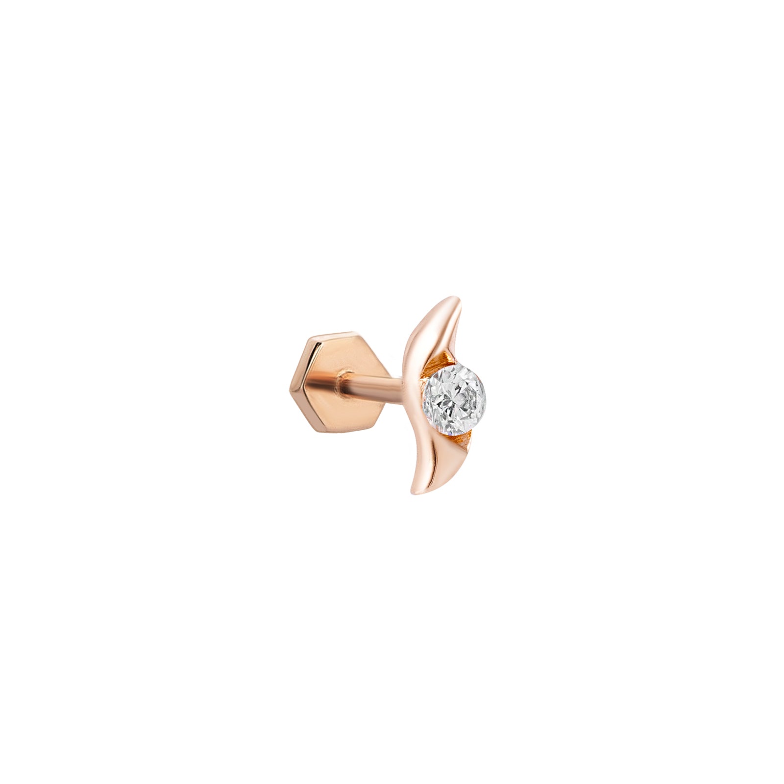 Twin Peaks Stud Piercing