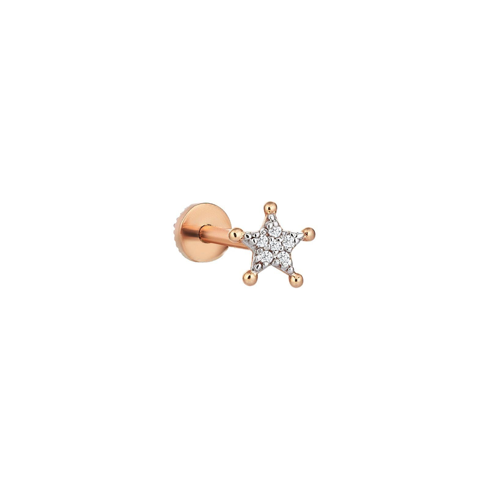 Sheriff Star Pavé Piercing