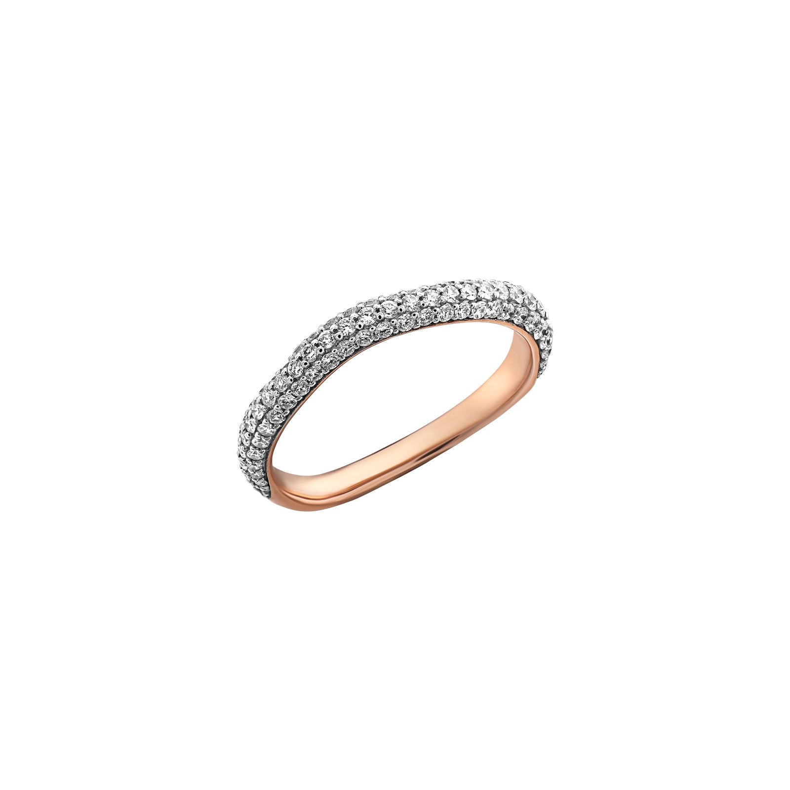 Amorph Pavé Eternity Band Ring