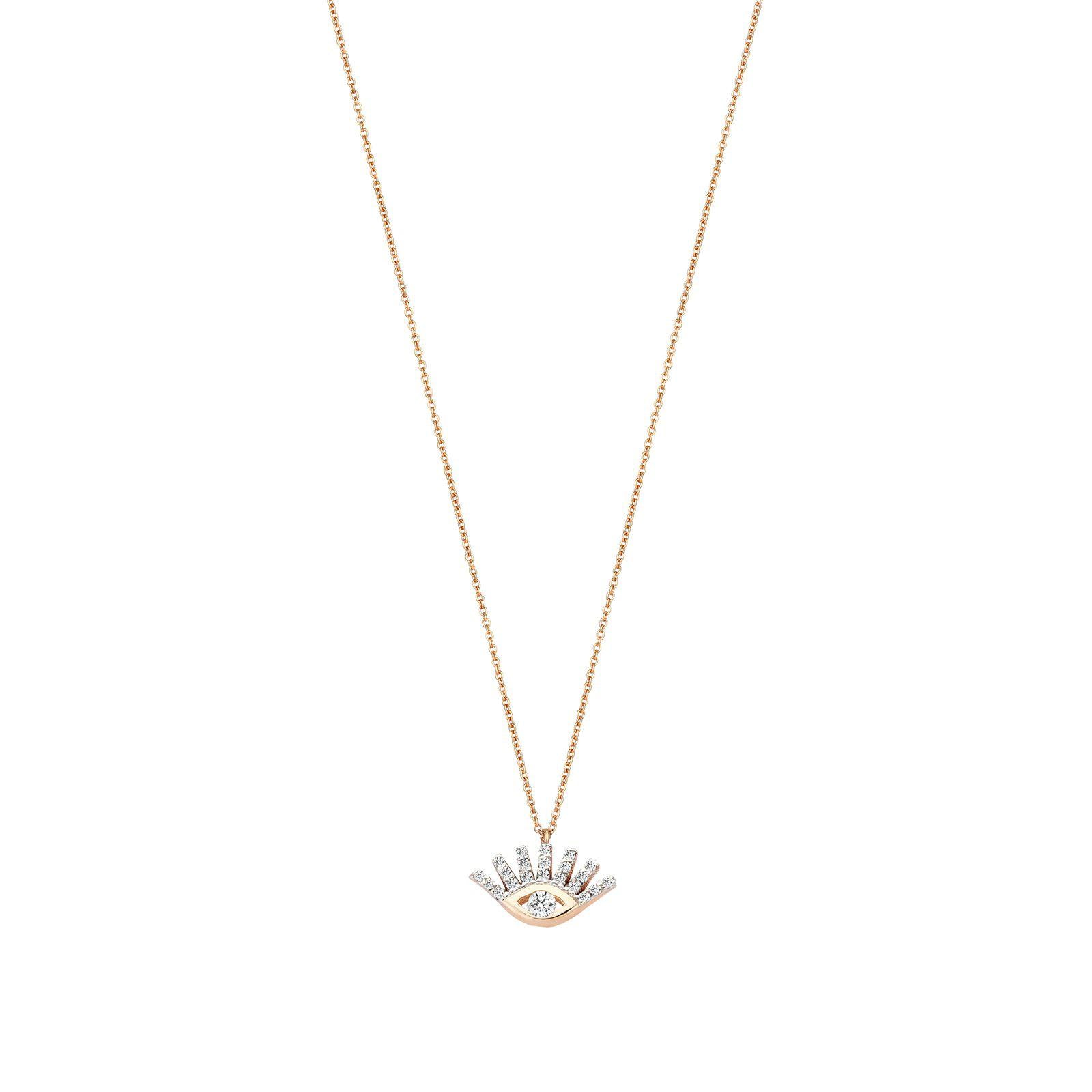 Evil Eye Slim Chain Necklace